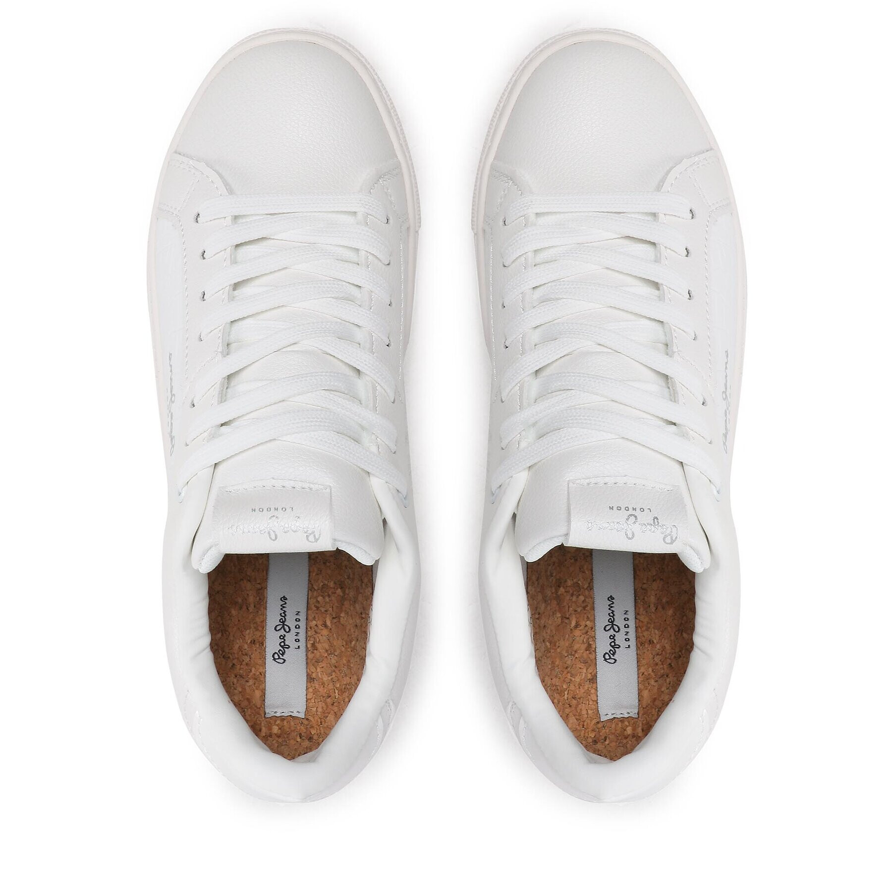 Pepe Jeans Sneakers Adams Match PLS31470 Alb - Pled.ro