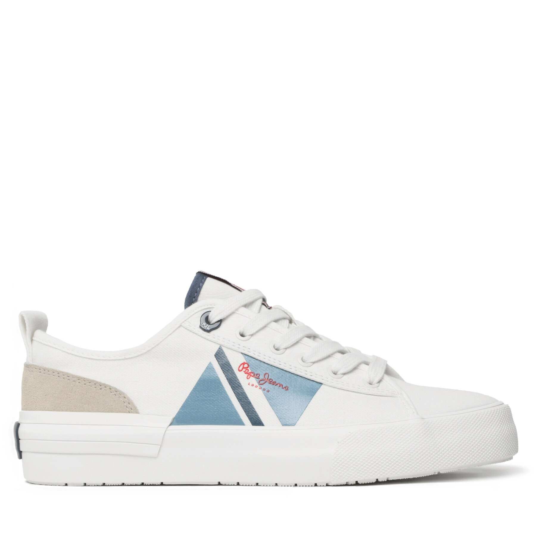 Pepe Jeans Sneakers Allen Flag Color PMS30903 Alb - Pled.ro