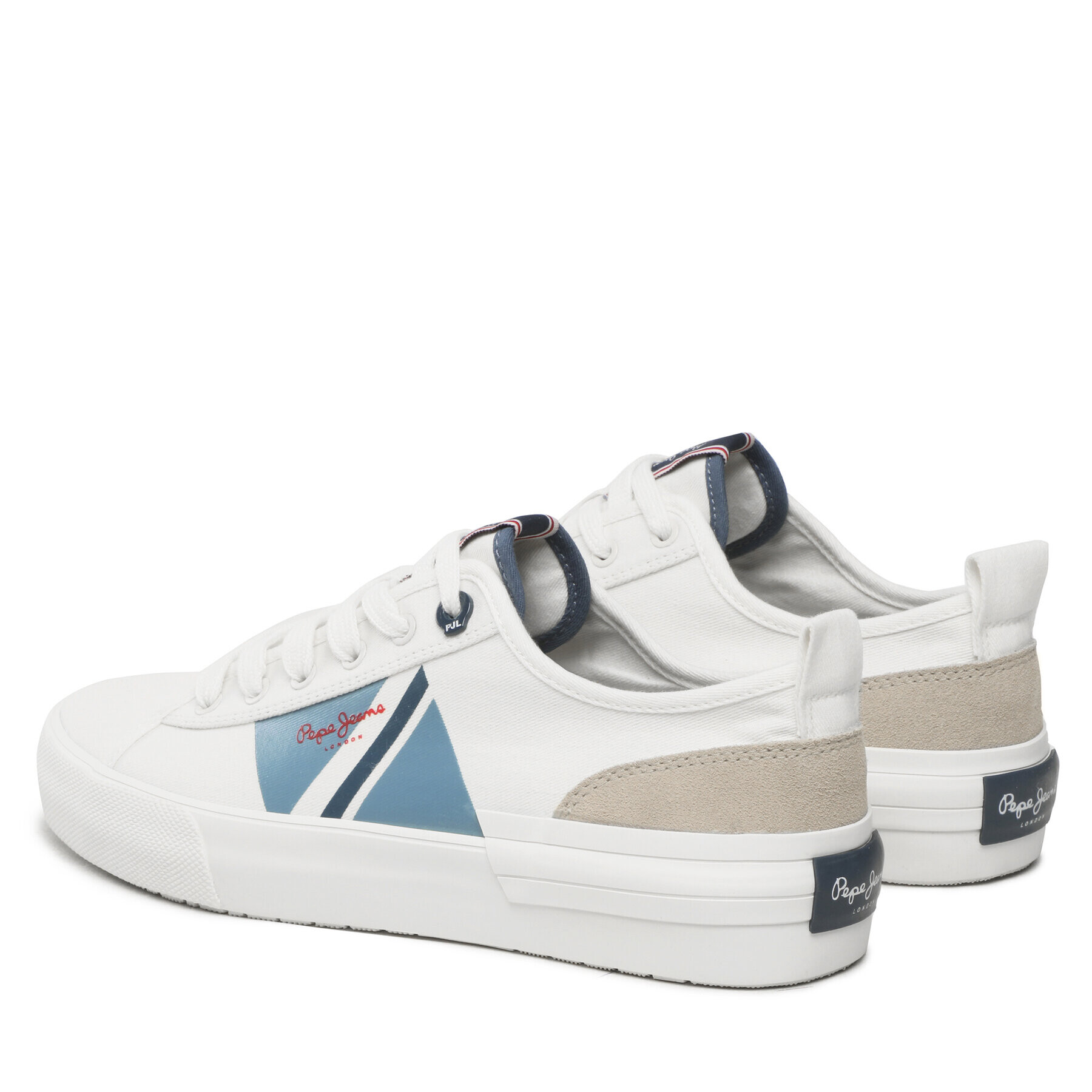 Pepe Jeans Sneakers Allen Flag Color PMS30903 Alb - Pled.ro