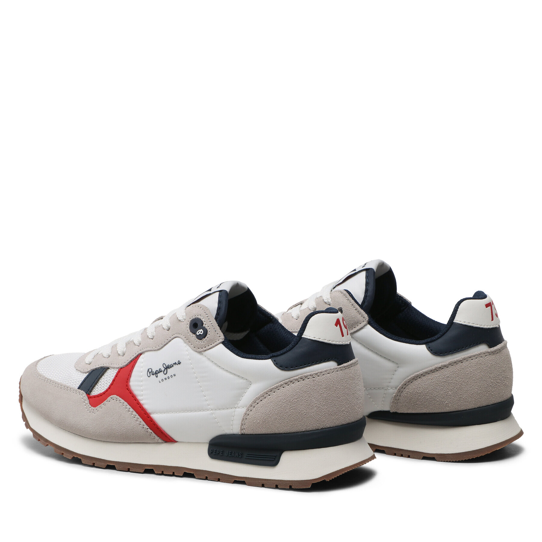 Pepe Jeans Sneakers Brit Man Heritage PMS30924 Alb - Pled.ro