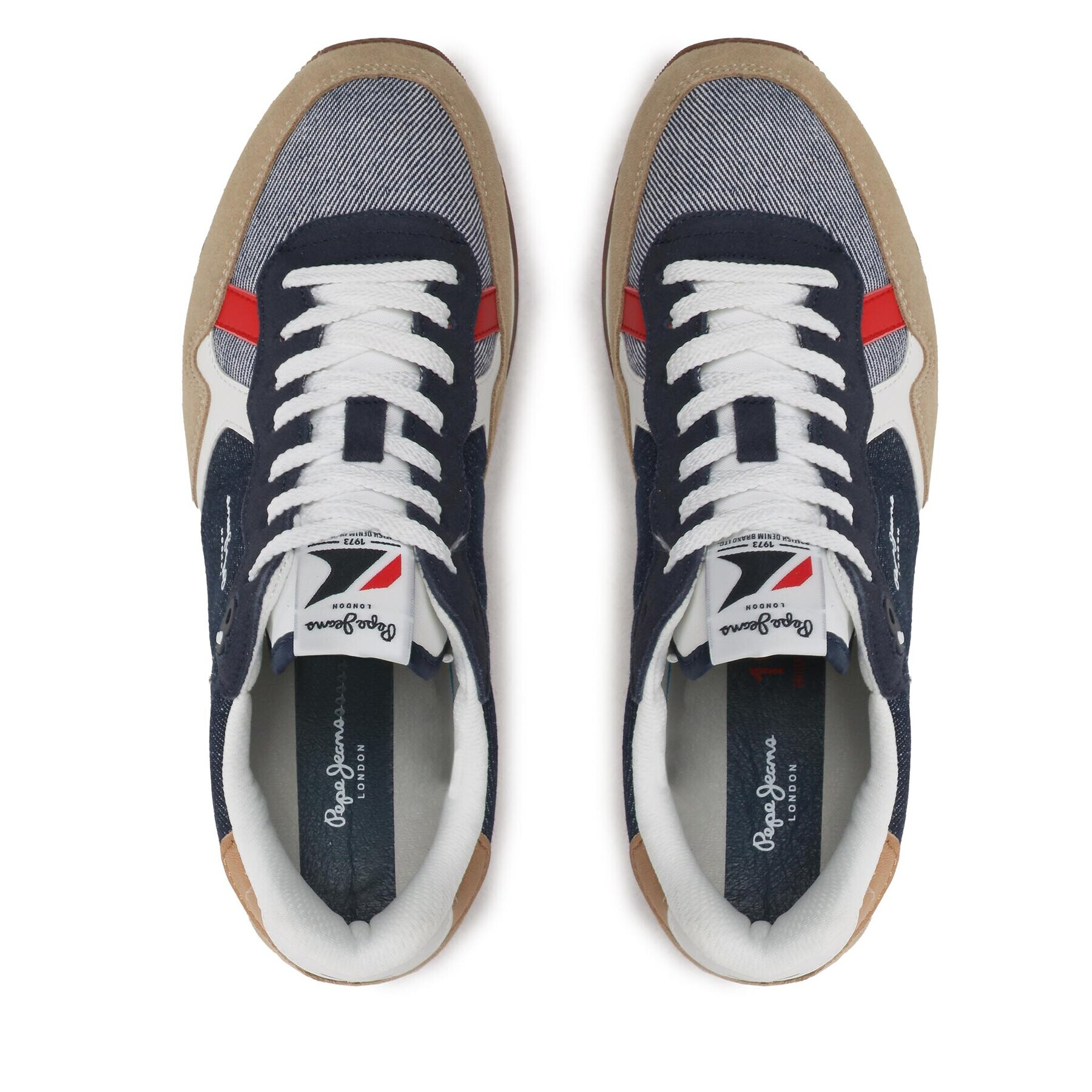 Pepe Jeans Sneakers Brit Man Heritage PMS30925 Bleumarin - Pled.ro