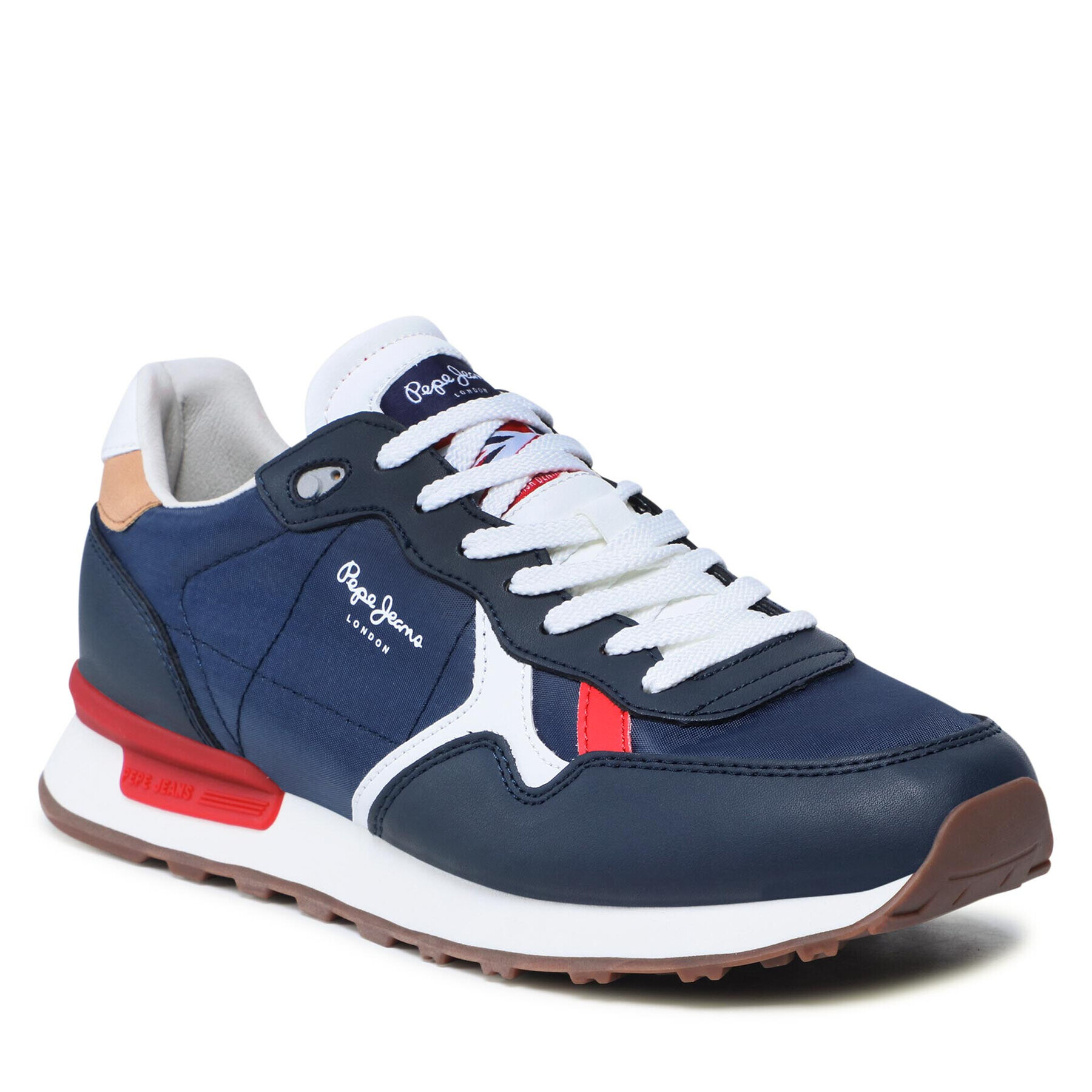 Pepe Jeans Sneakers Britt Man Flag PMS30805 Bleumarin - Pled.ro