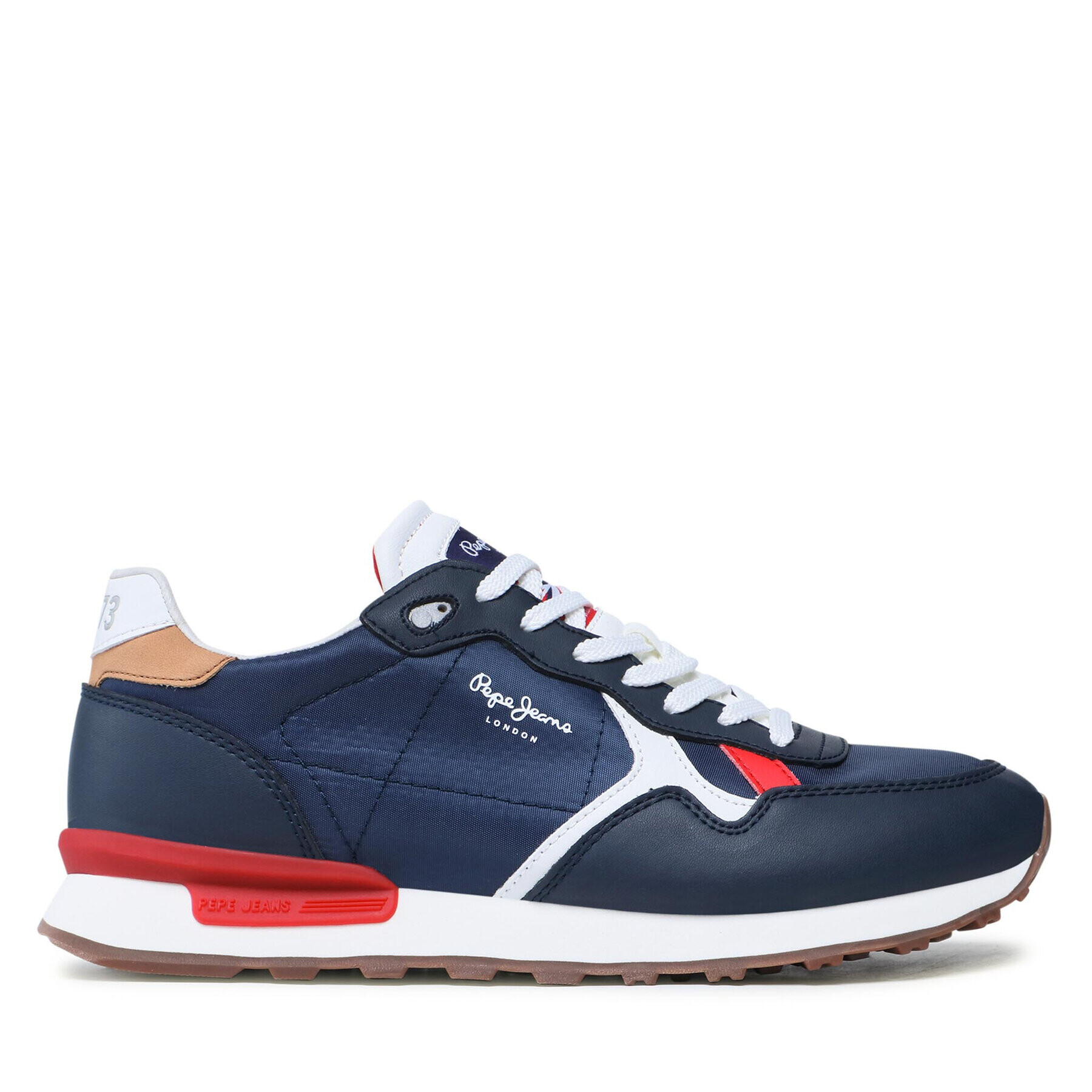 Pepe Jeans Sneakers Britt Man Flag PMS30805 Bleumarin - Pled.ro