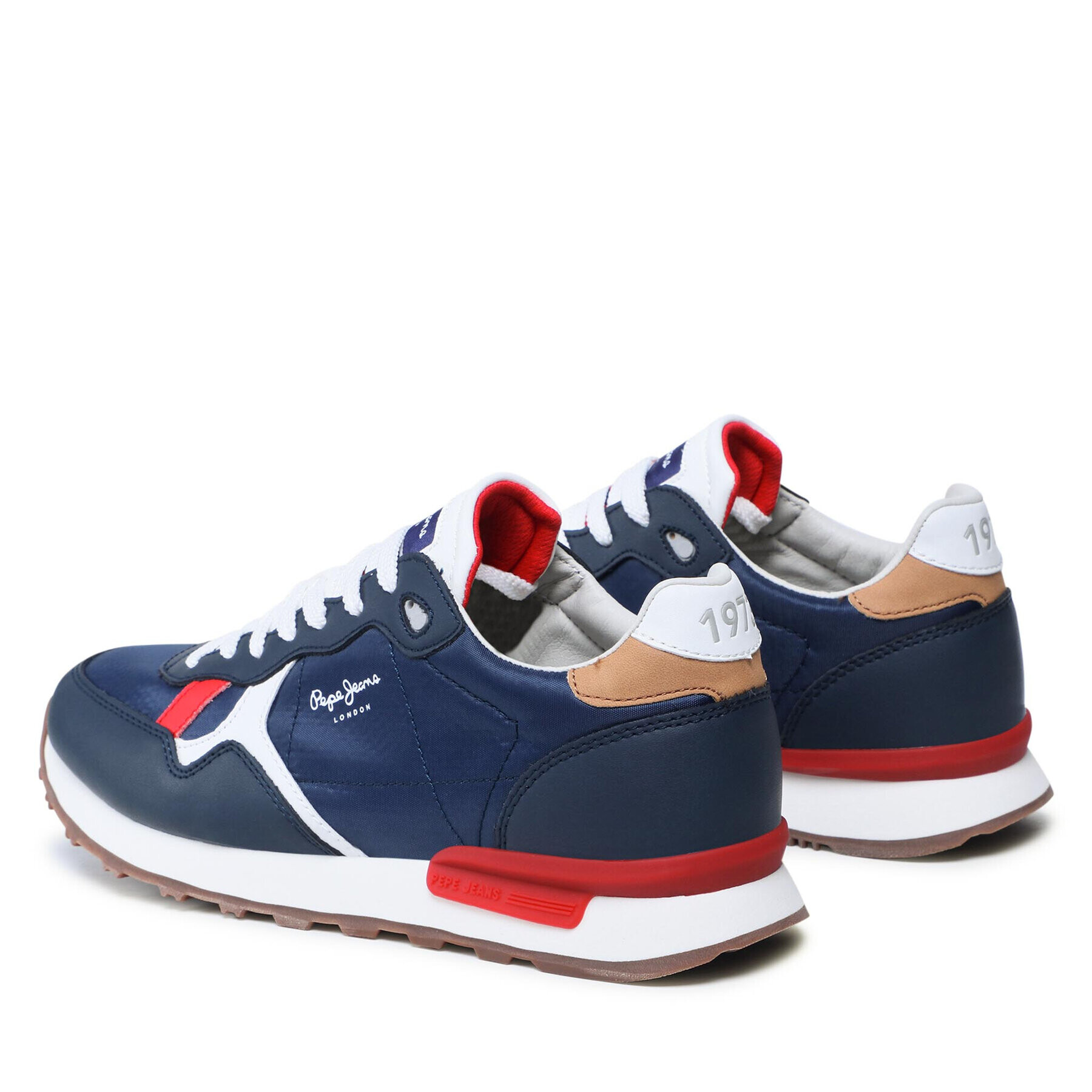 Pepe Jeans Sneakers Britt Man Flag PMS30805 Bleumarin - Pled.ro