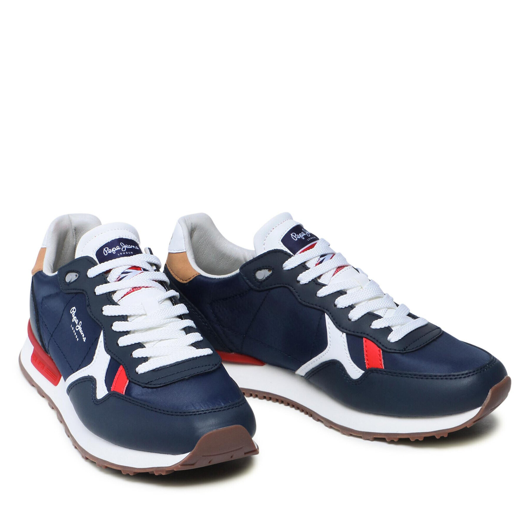 Pepe Jeans Sneakers Britt Man Flag PMS30805 Bleumarin - Pled.ro