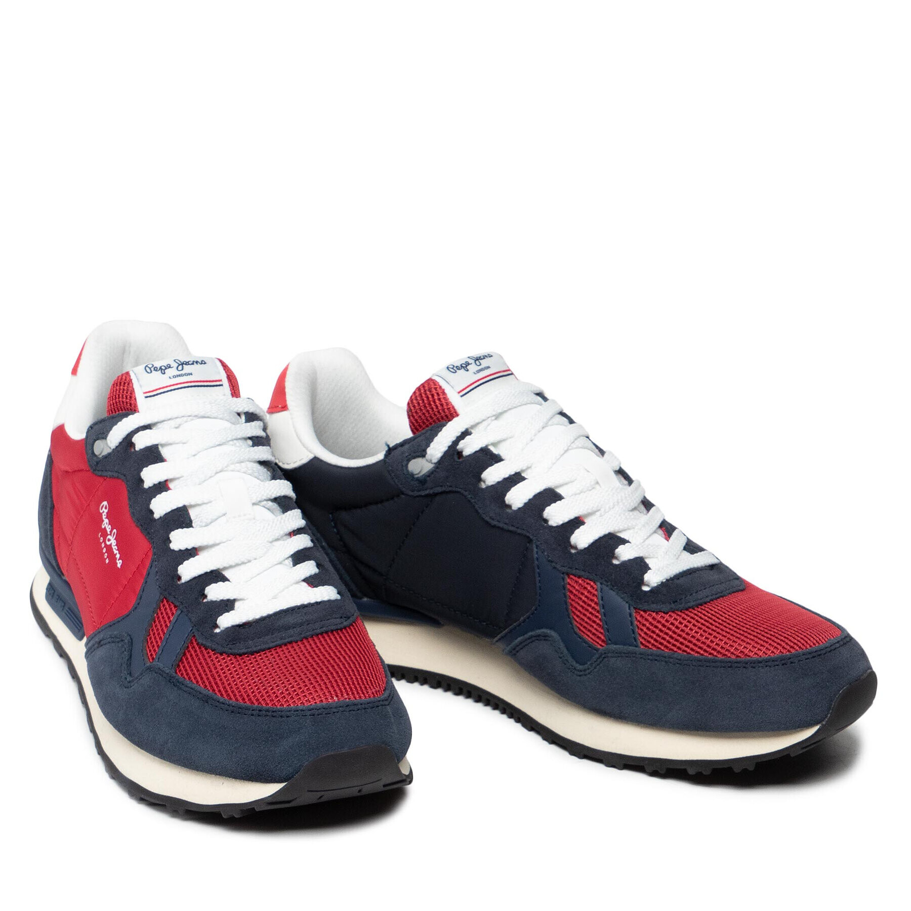 Pepe Jeans Sneakers Britt Man Reverse PMS30753 Roșu - Pled.ro