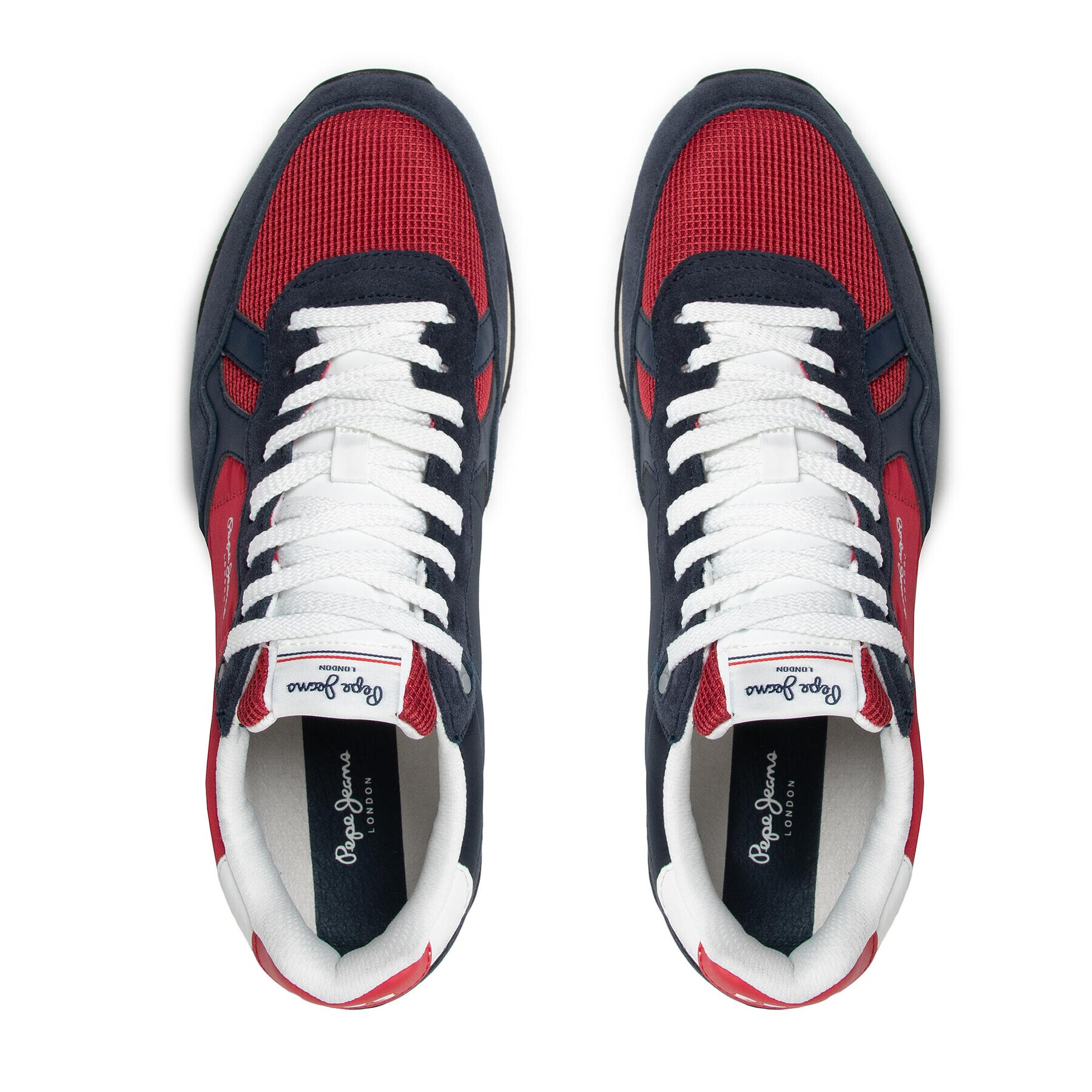 Pepe Jeans Sneakers Britt Man Reverse PMS30753 Roșu - Pled.ro