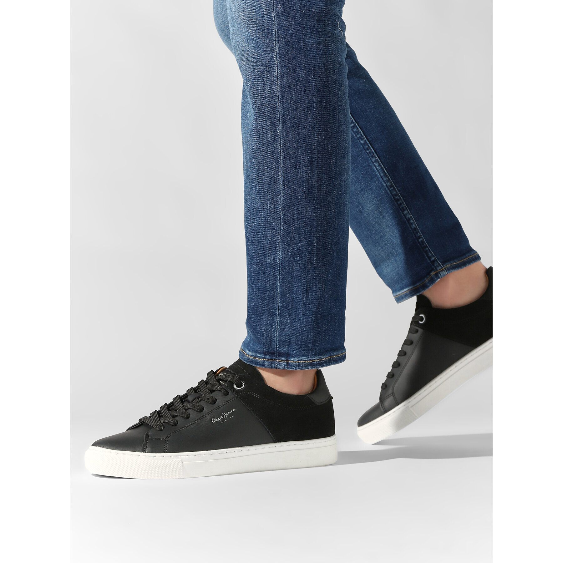 Pepe Jeans Sneakers Joe Cup Split PMS30846 Negru - Pled.ro