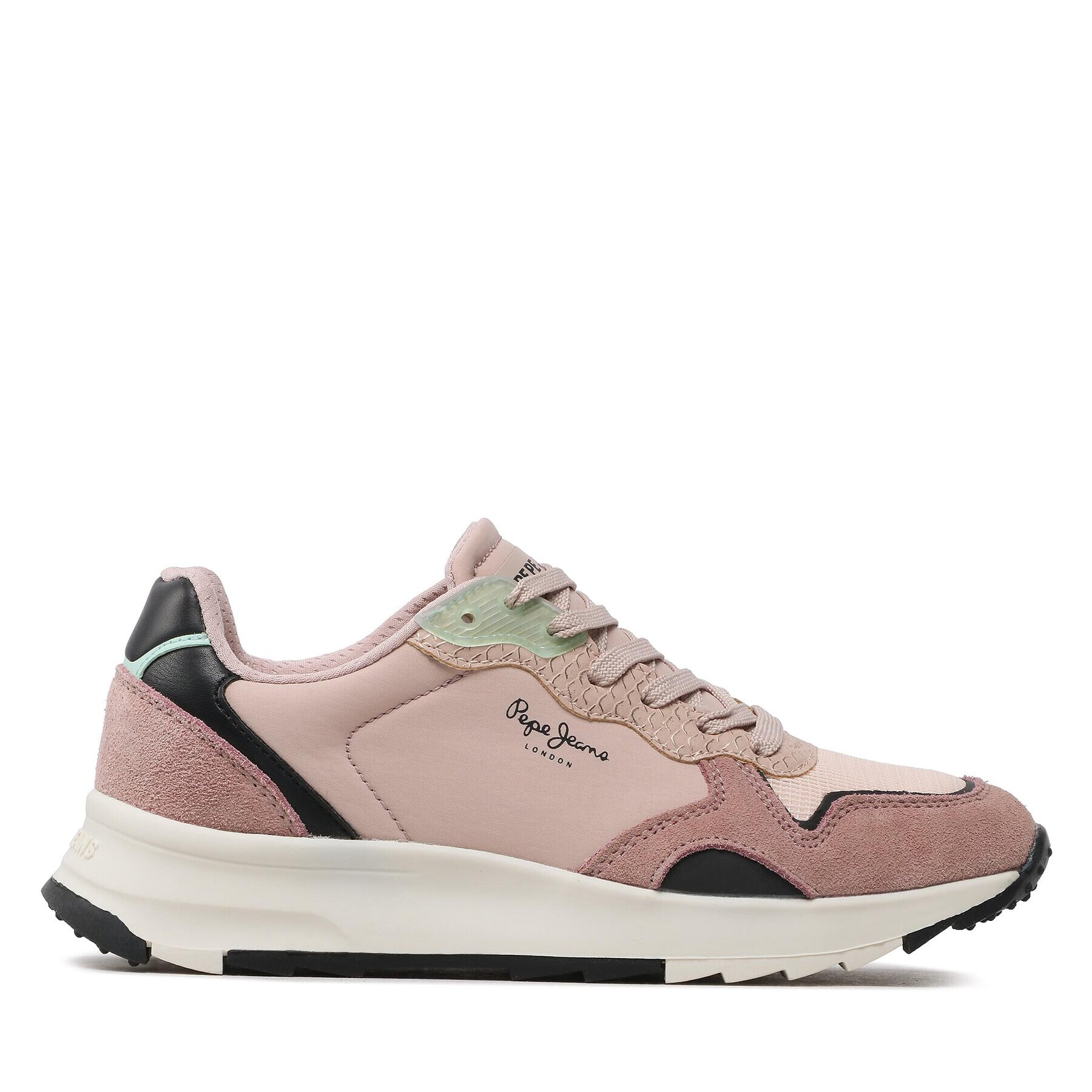 Pepe Jeans Sneakers Joy Star Basic PLS31368 Roz - Pled.ro