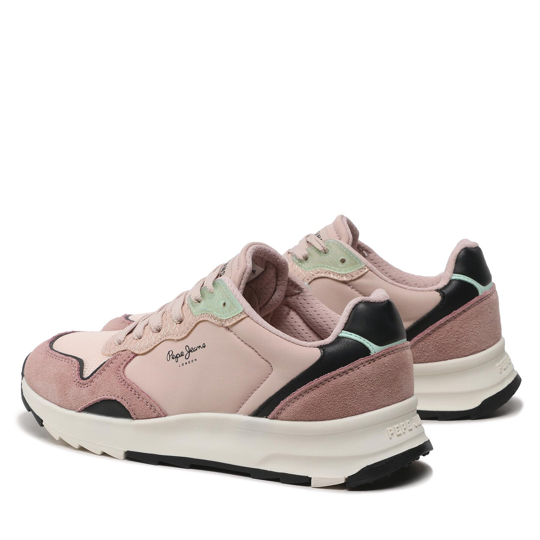 Pepe Jeans Sneakers Joy Star Basic PLS31368 Roz - Pled.ro