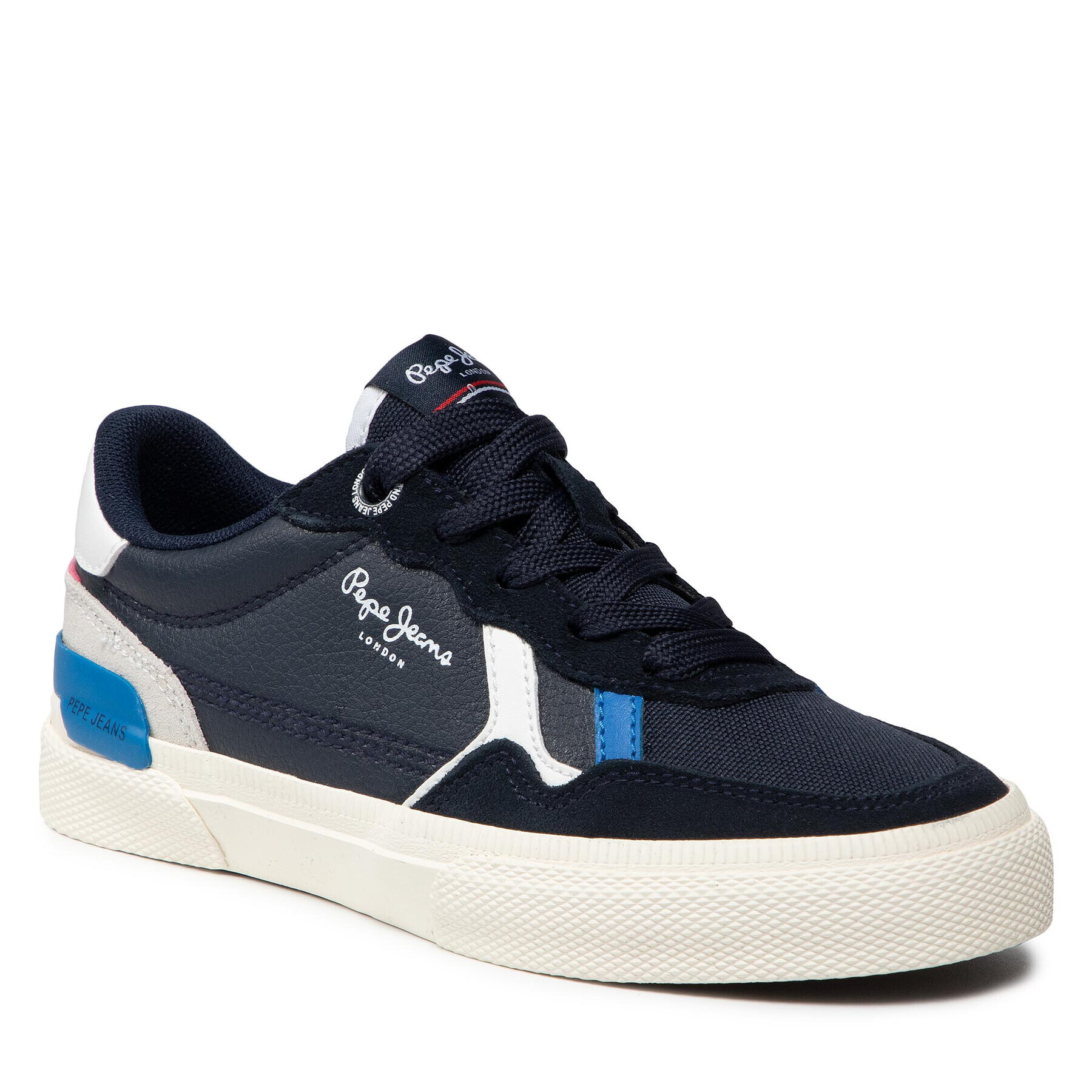 Pepe Jeans Sneakers Kenton Britt Boy PBS30496 Bleumarin - Pled.ro