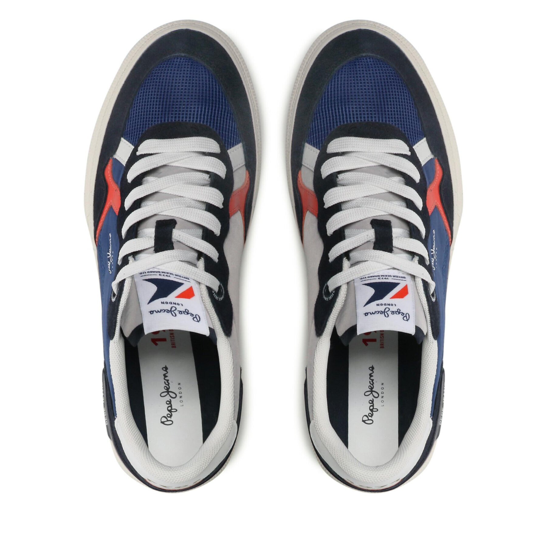 Pepe Jeans Sneakers Kenton Britt Divided PMS30810 Bleumarin - Pled.ro