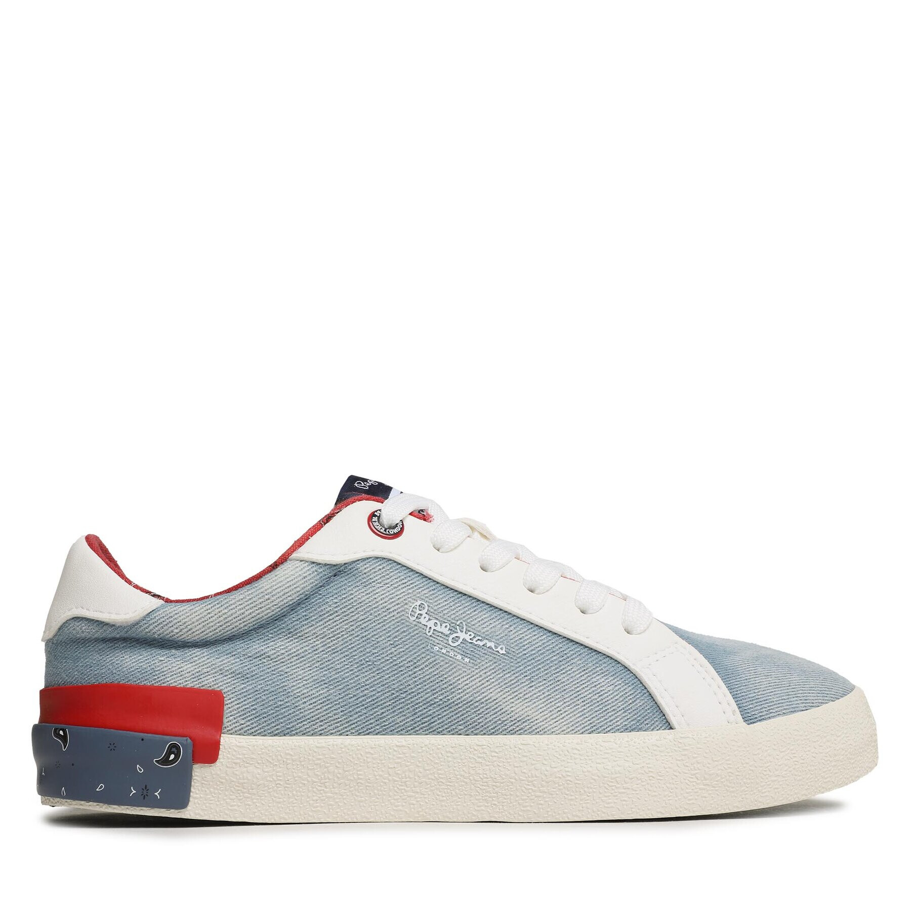 Pepe Jeans Sneakers Kenton Denim W PLS31442 Albastru - Pled.ro