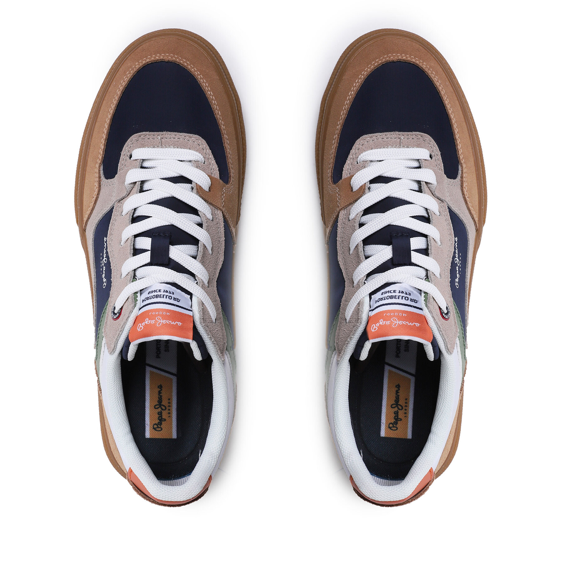 Pepe Jeans Sneakers Kenton Master Combi PMS30904 Maro - Pled.ro