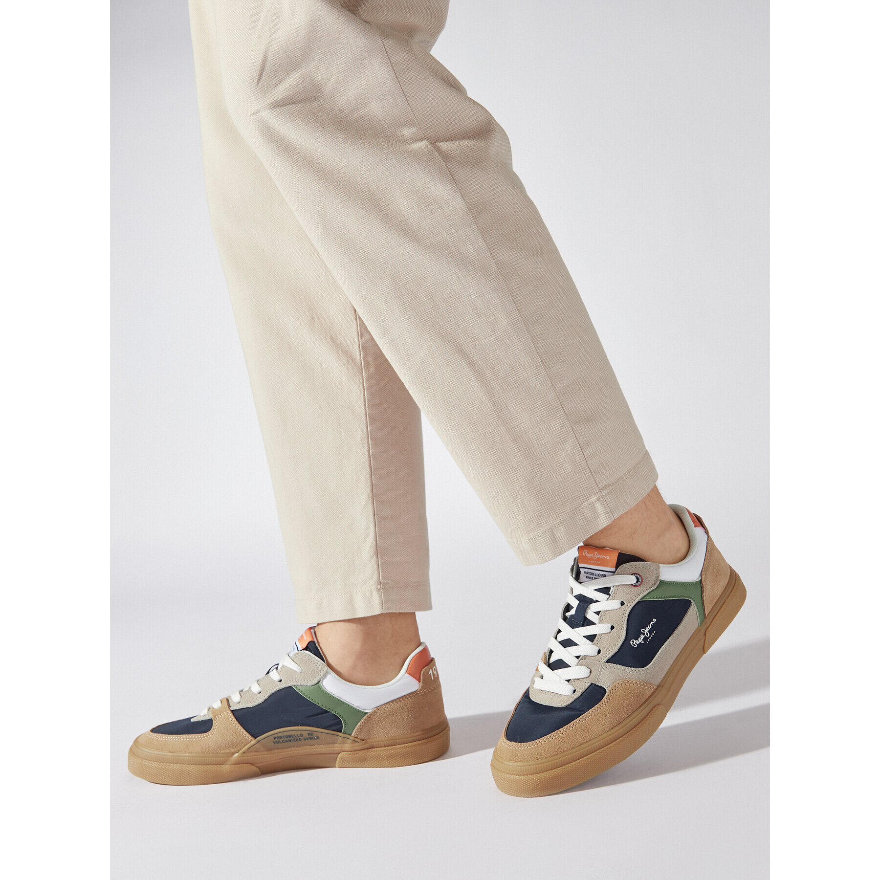 Pepe Jeans Sneakers Kenton Master Combi PMS30904 Maro - Pled.ro