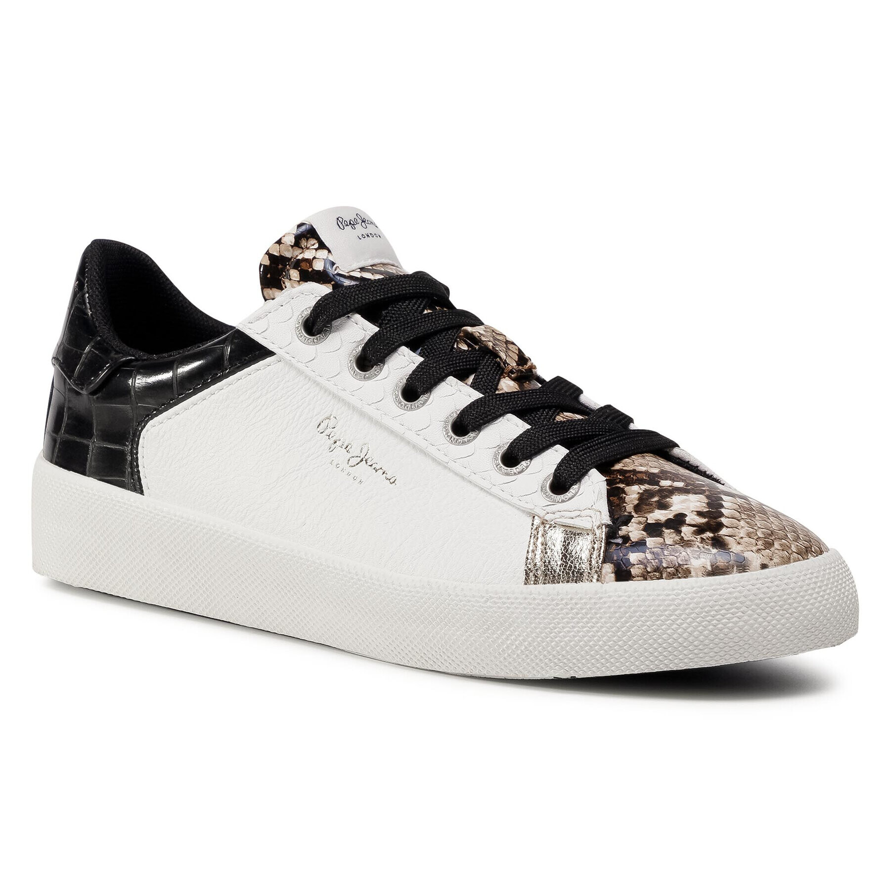 Pepe Jeans Sneakers Kioto City PLS31047 Alb - Pled.ro