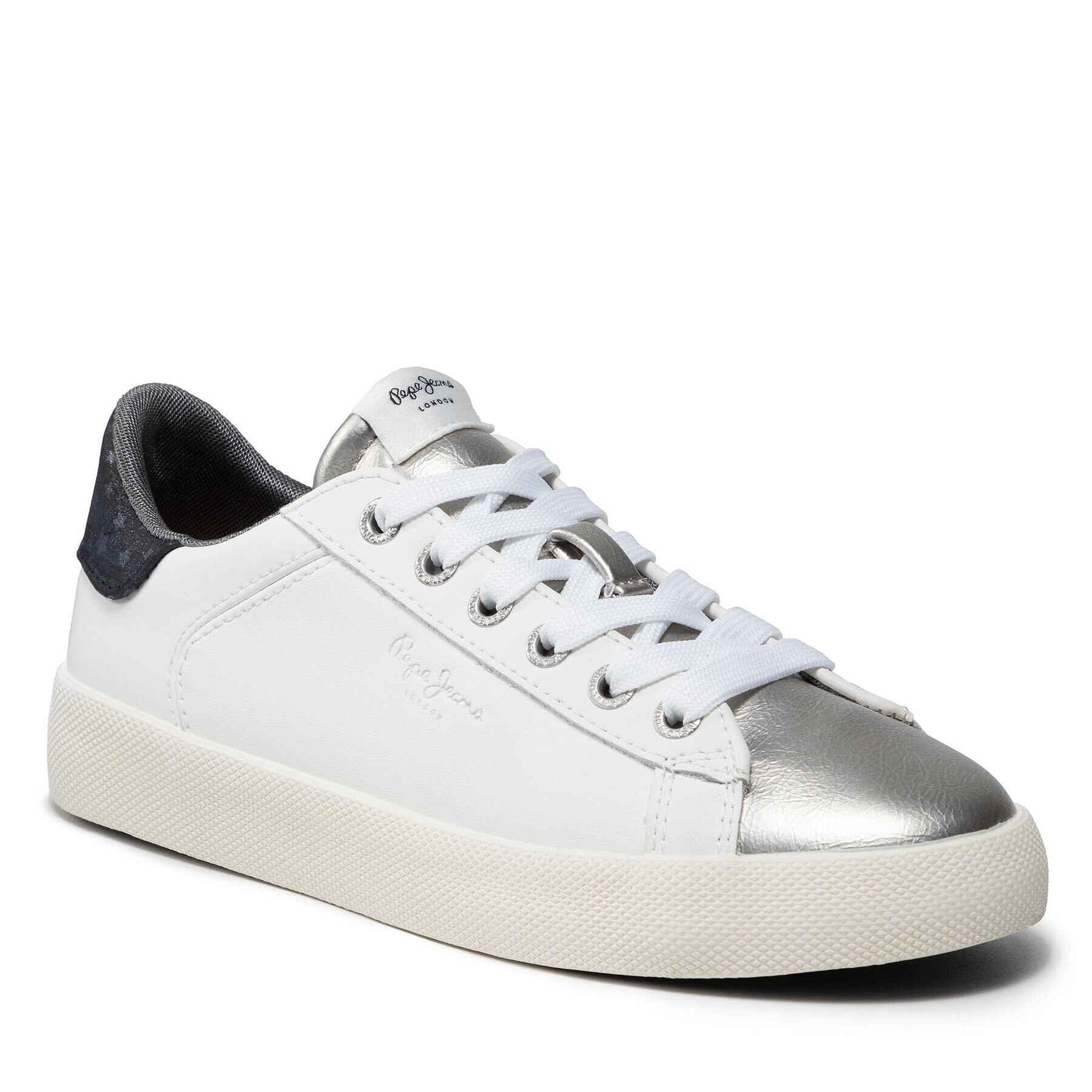 Pepe Jeans Sneakers Kioto Selly PLS31240 Alb - Pled.ro