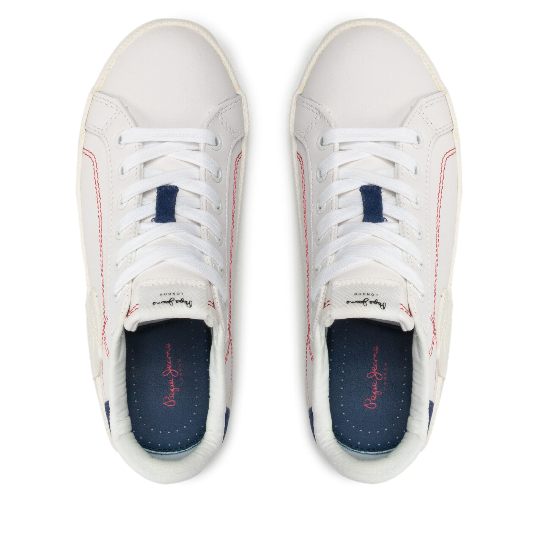 Pepe Jeans Sneakers Kioto Tech PLS31302 Alb - Pled.ro