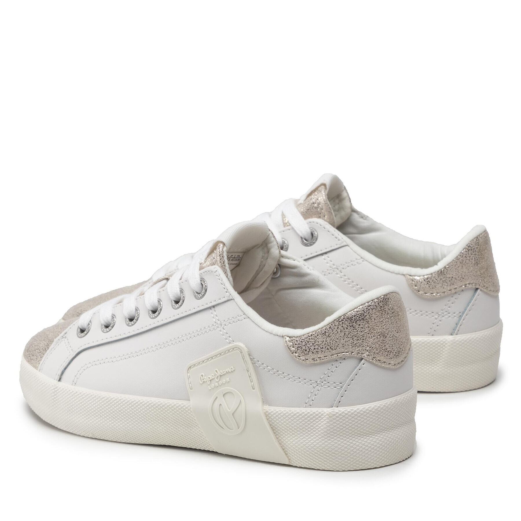 Pepe Jeans Sneakers Kioto Win PLS31303 Alb - Pled.ro