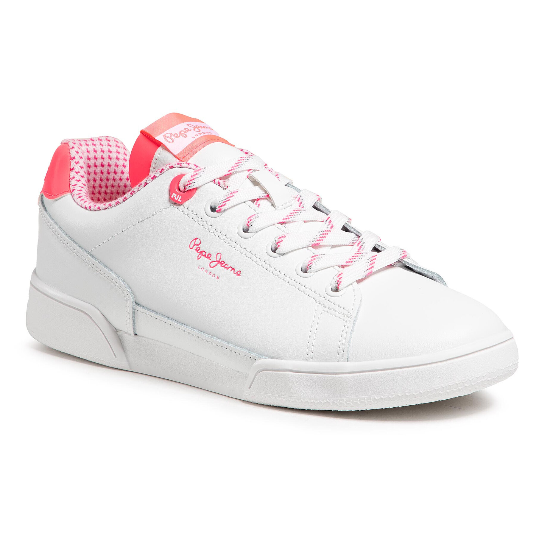 Pepe Jeans Sneakers Lambert Lemon PLS31142 Alb - Pled.ro