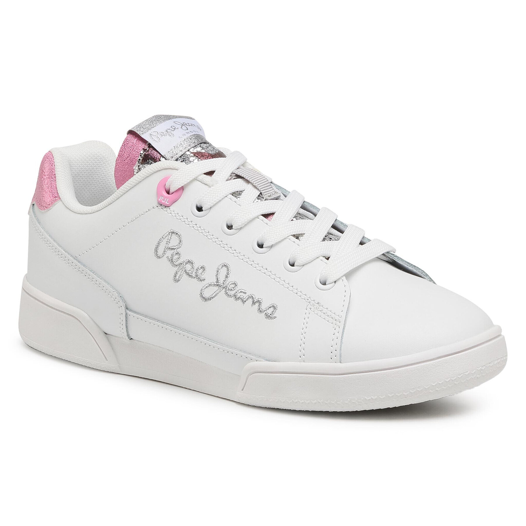 Pepe Jeans Sneakers Lambert Moon PLS31143 Alb - Pled.ro