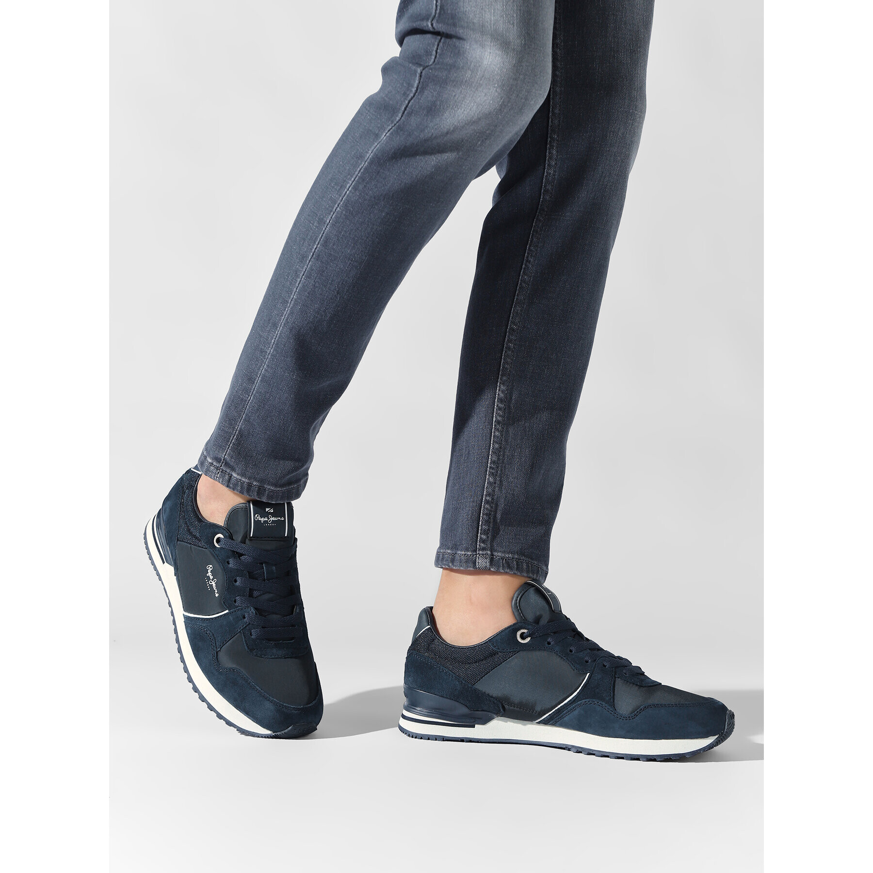 Pepe Jeans Sneakers London City PMS30874 Bleumarin - Pled.ro