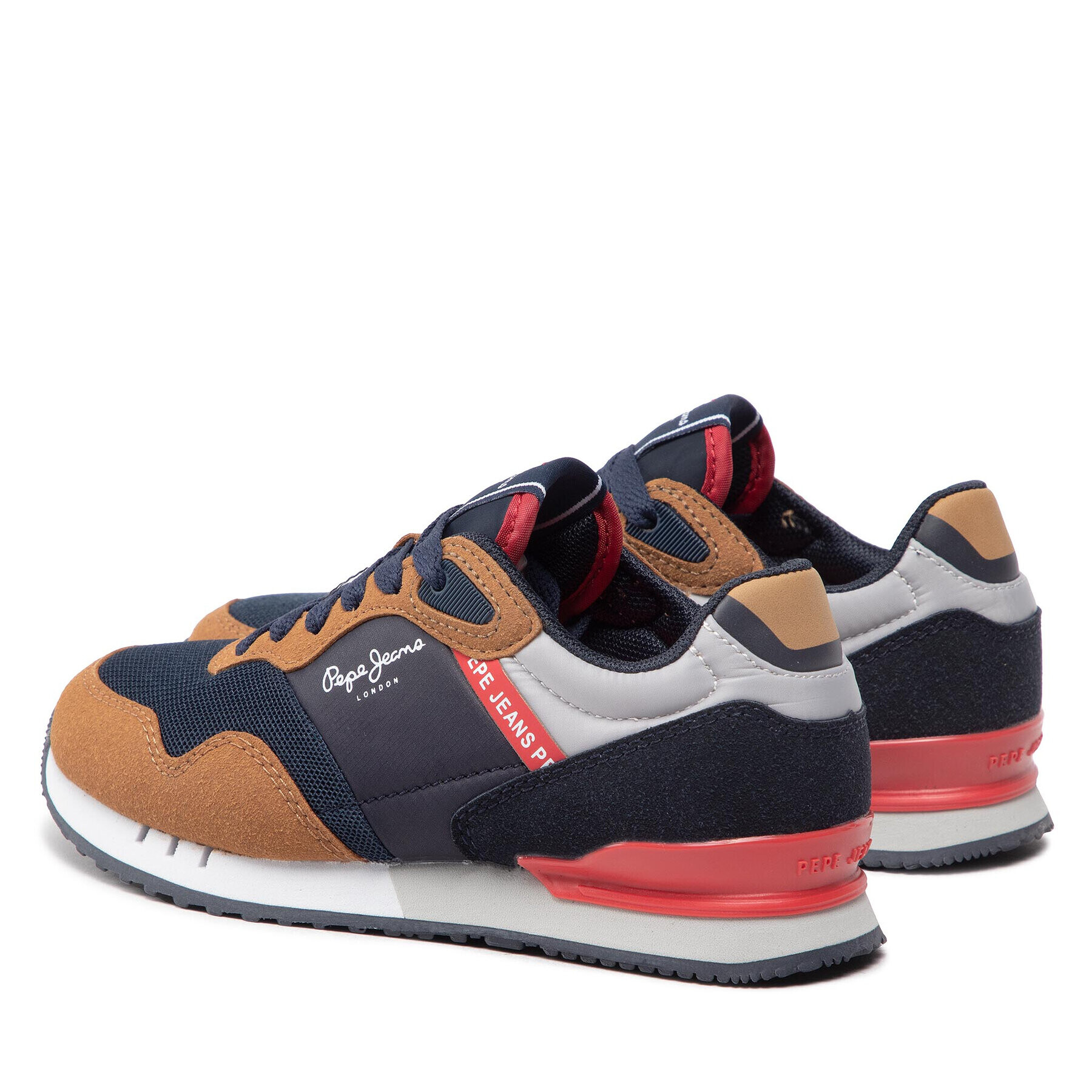 Pepe Jeans Sneakers London One Basic B PBS30540 Bleumarin - Pled.ro