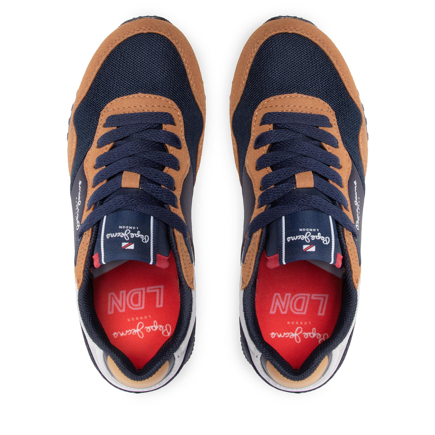 Pepe Jeans Sneakers London One Basic B PBS30540 Bleumarin - Pled.ro