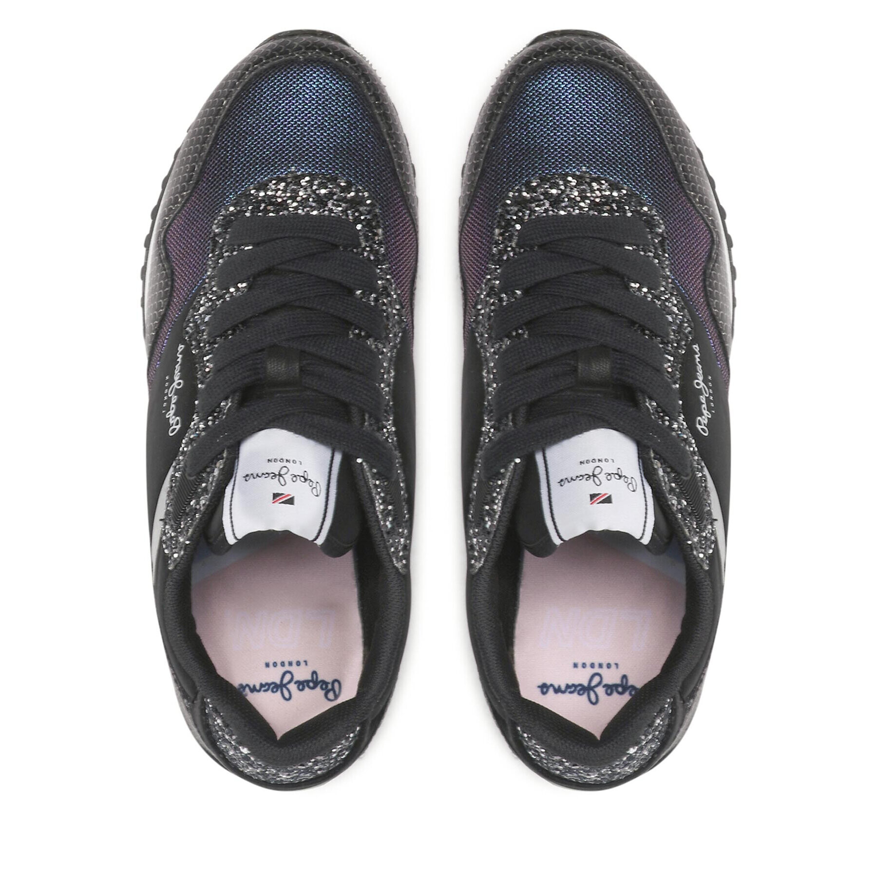 Pepe Jeans Sneakers London W Queen PLS31379 Negru - Pled.ro