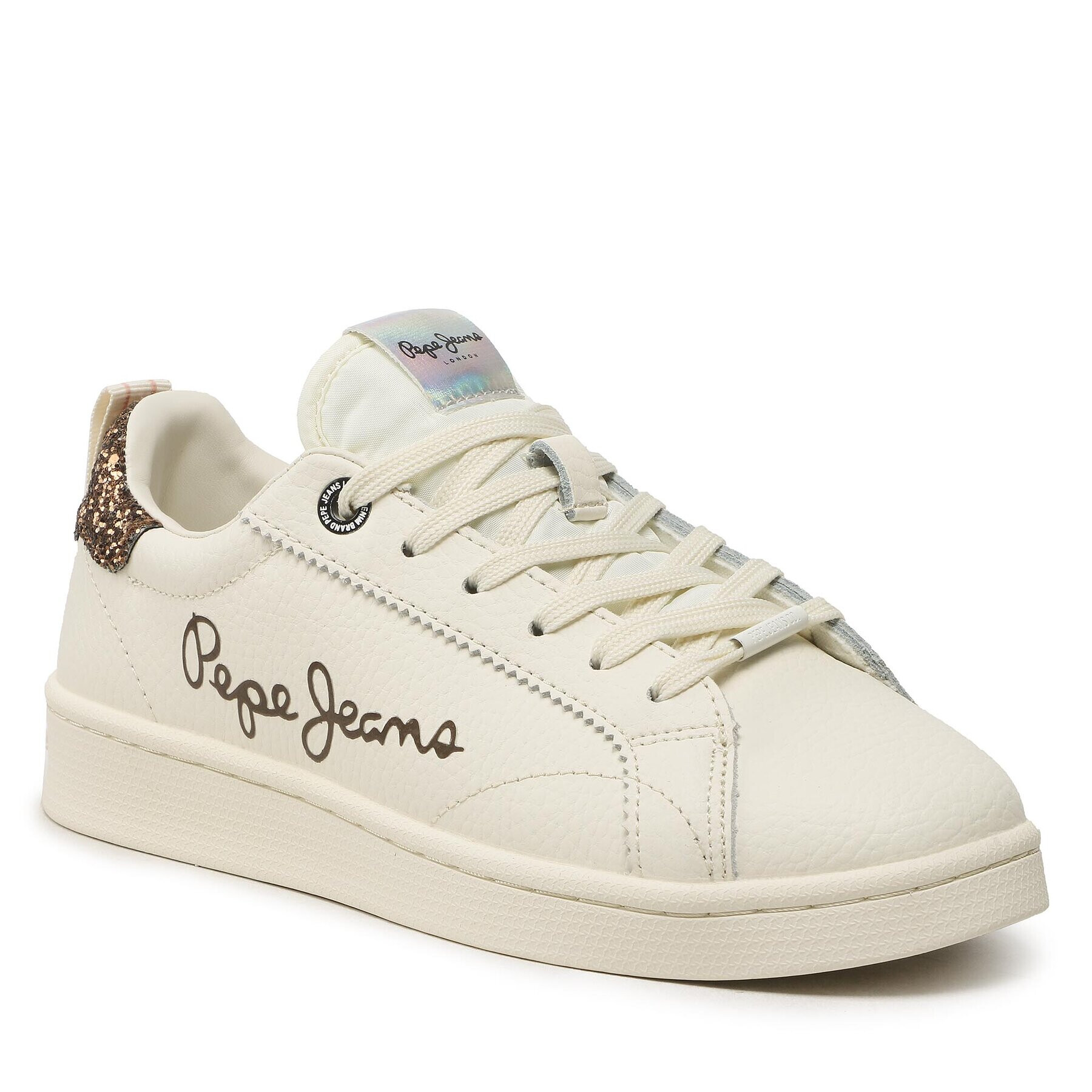 Pepe Jeans Sneakers Milton Essential PLS31371 Bej - Pled.ro