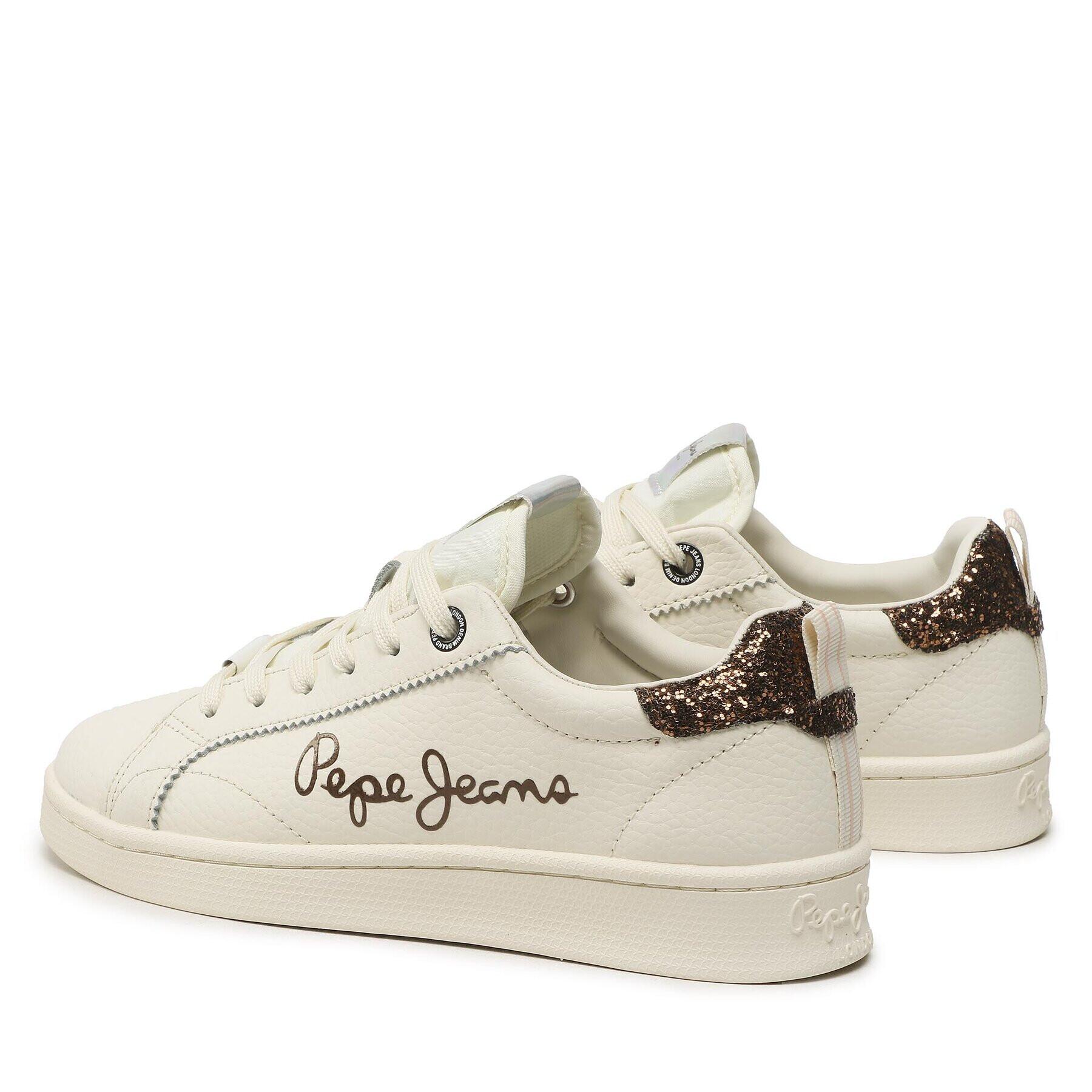 Pepe Jeans Sneakers Milton Essential PLS31371 Bej - Pled.ro