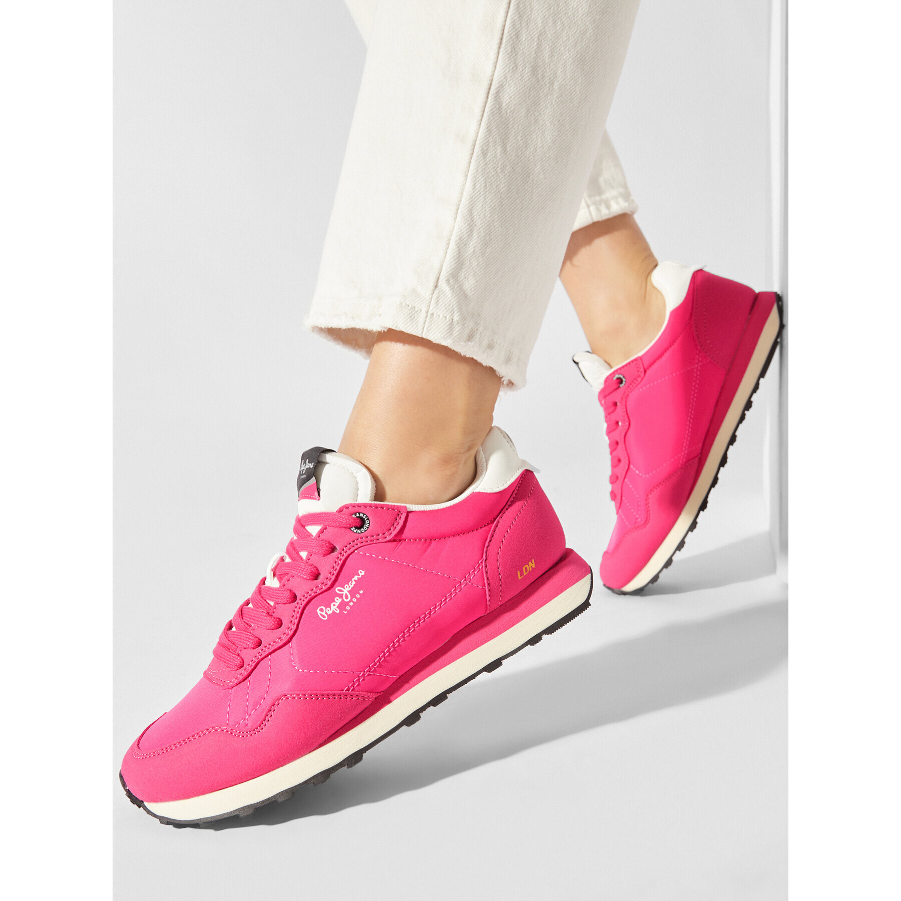 Pepe Jeans Sneakers Natch W PLS31487 Roz - Pled.ro