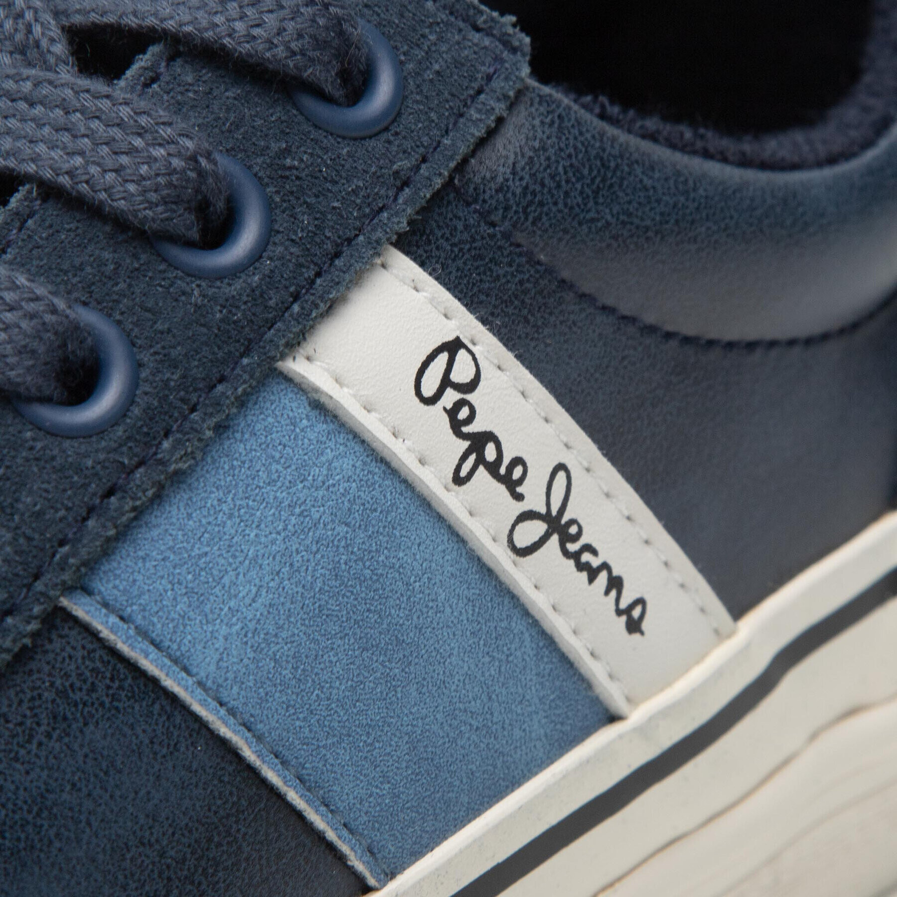 Pepe Jeans Sneakers Ottis Casual Boy PBS30542 Bleumarin - Pled.ro