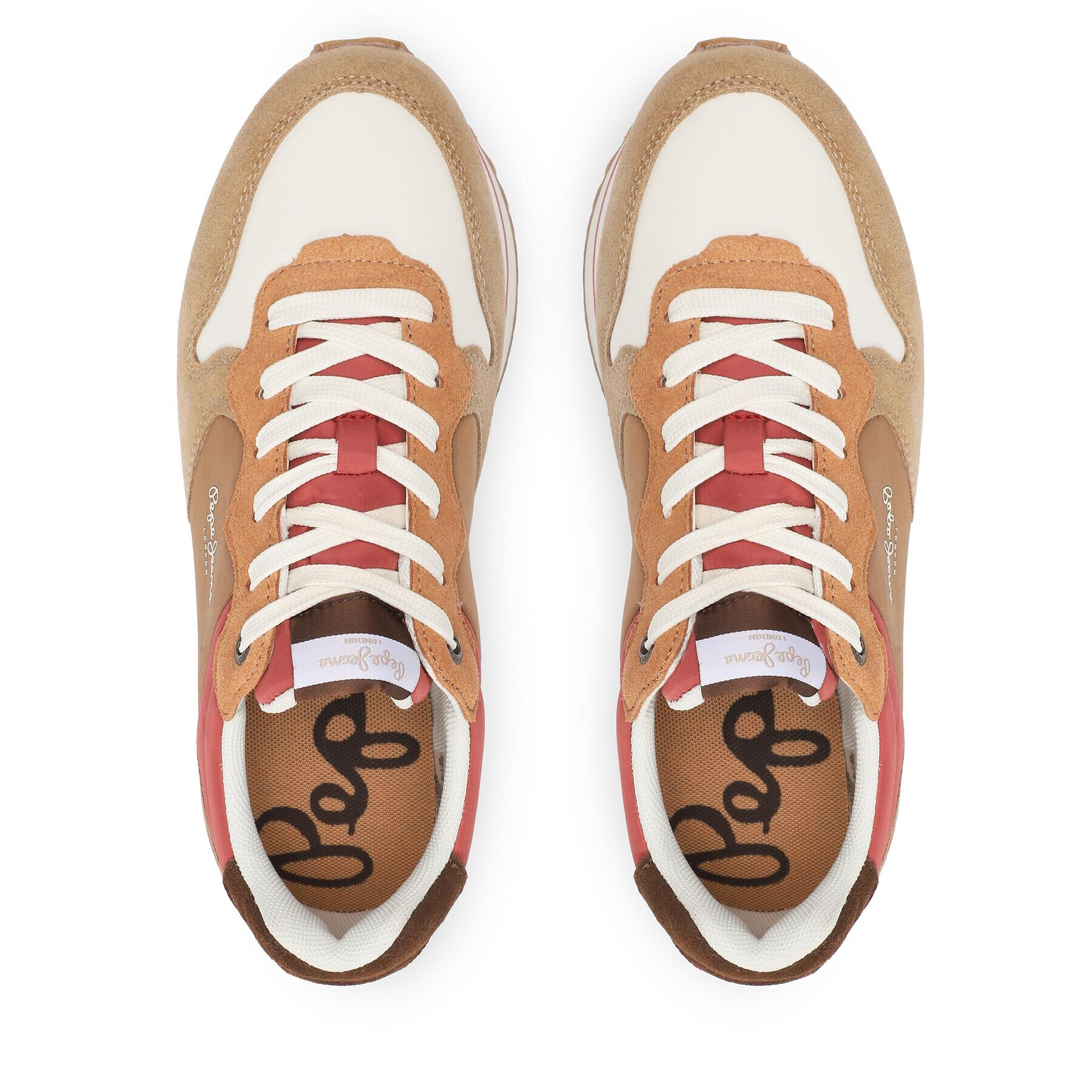 Pepe Jeans Sneakers PLS31512 Bej - Pled.ro