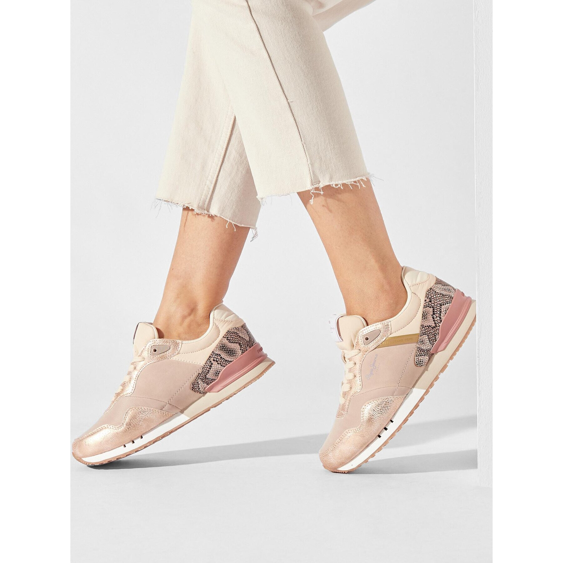 Pepe Jeans Sneakers PLS31526 Auriu - Pled.ro