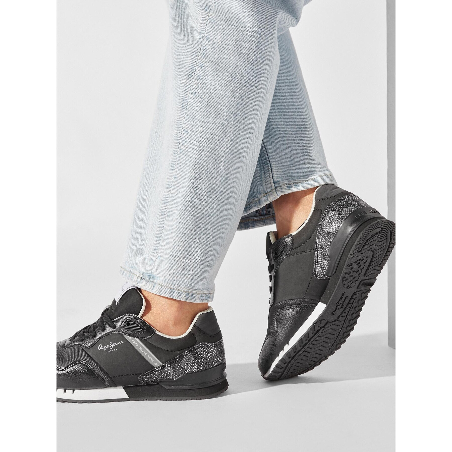 Pepe Jeans Sneakers PLS31526 Negru - Pled.ro