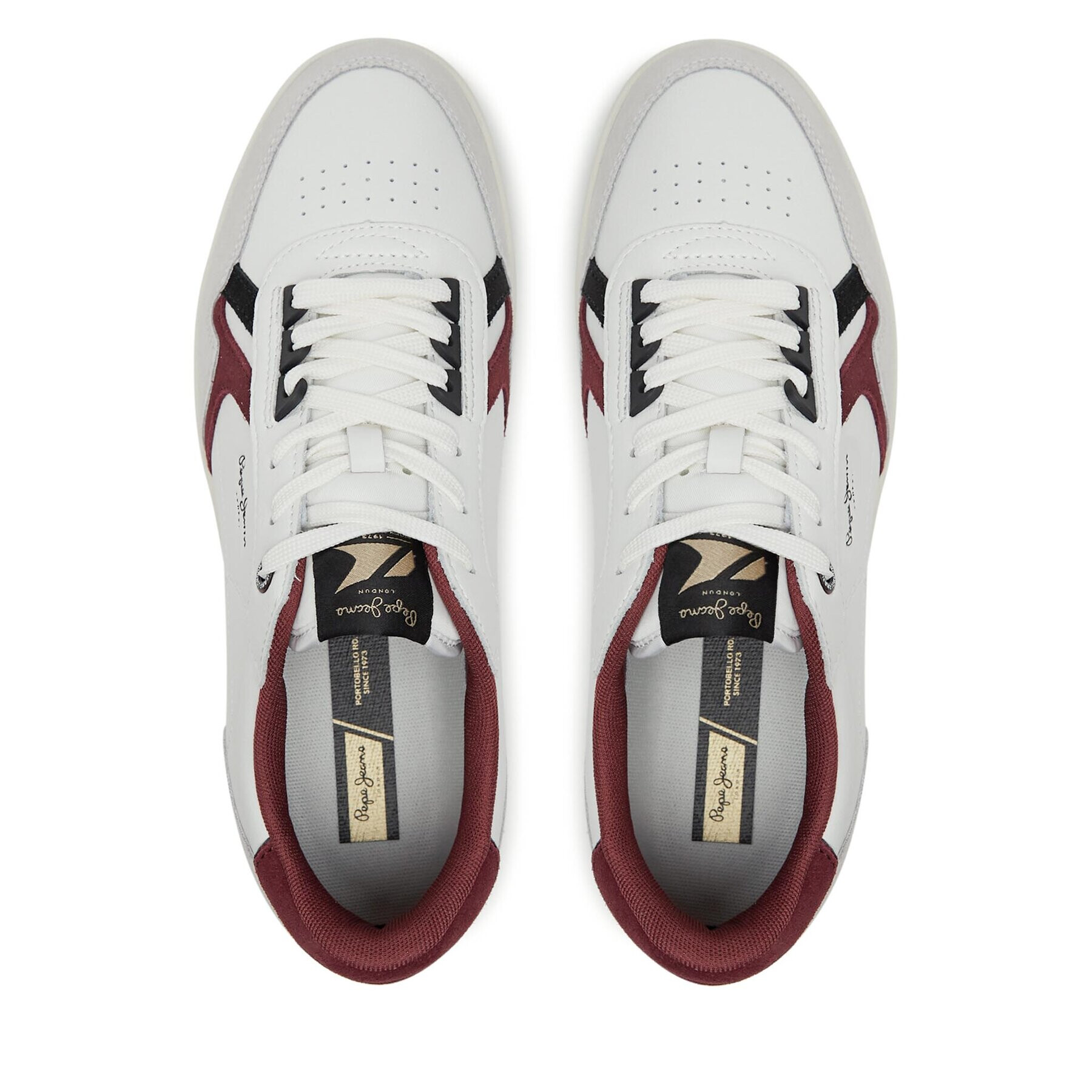 Pepe Jeans Sneakers PMS31001 Alb - Pled.ro