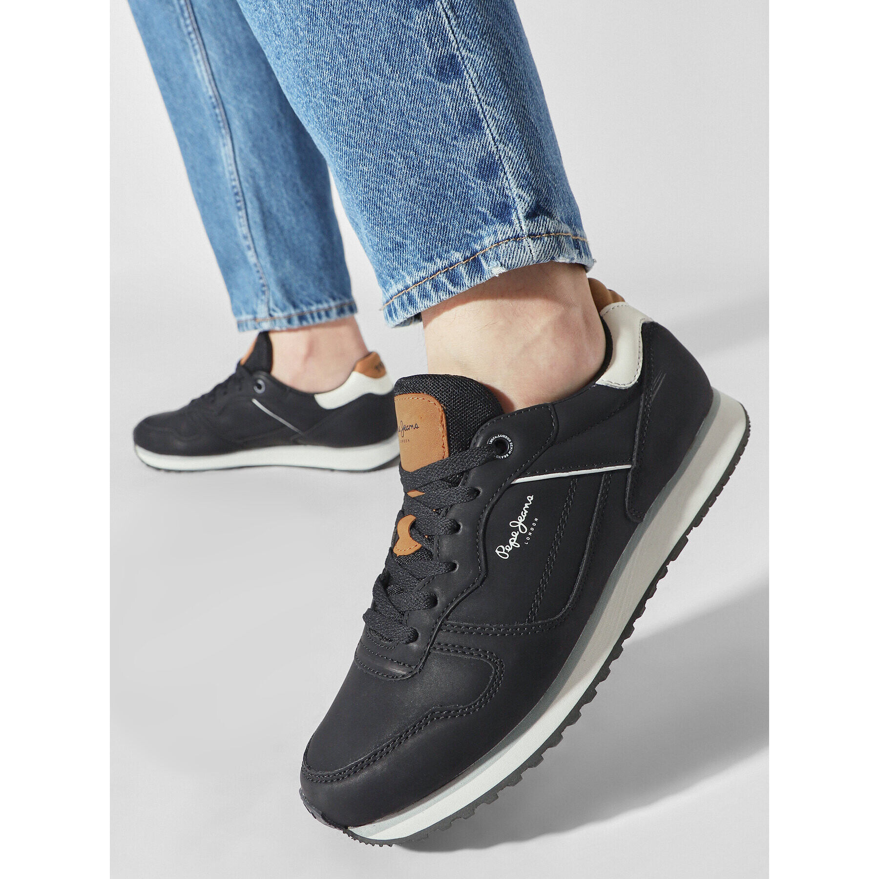 Pepe Jeans Sneakers PMS31013 Negru - Pled.ro