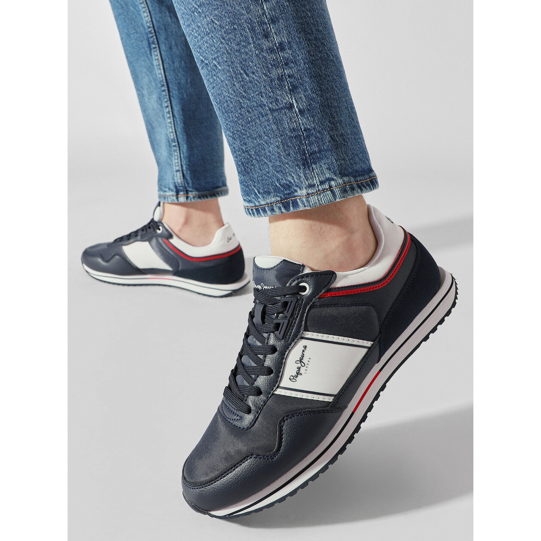 Pepe Jeans Sneakers Tour Club Basic PMS30907 Bleumarin - Pled.ro