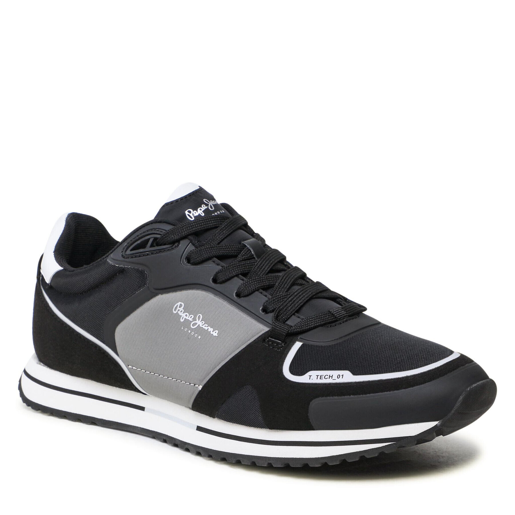 Pepe Jeans Sneakers Tour Tech 01 PMS30774 Negru - Pled.ro