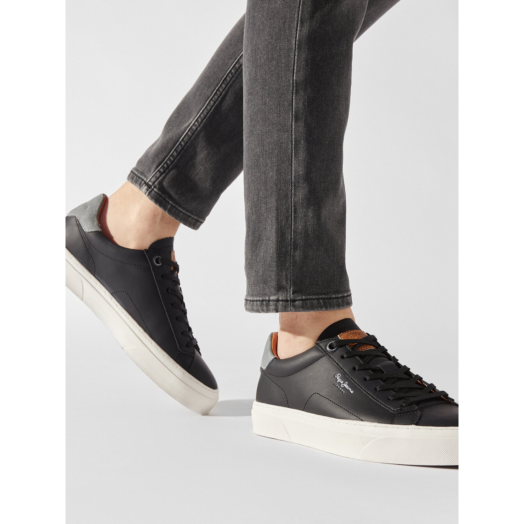 Pepe Jeans Sneakers Yogi Original 23 PMS30930 Negru - Pled.ro