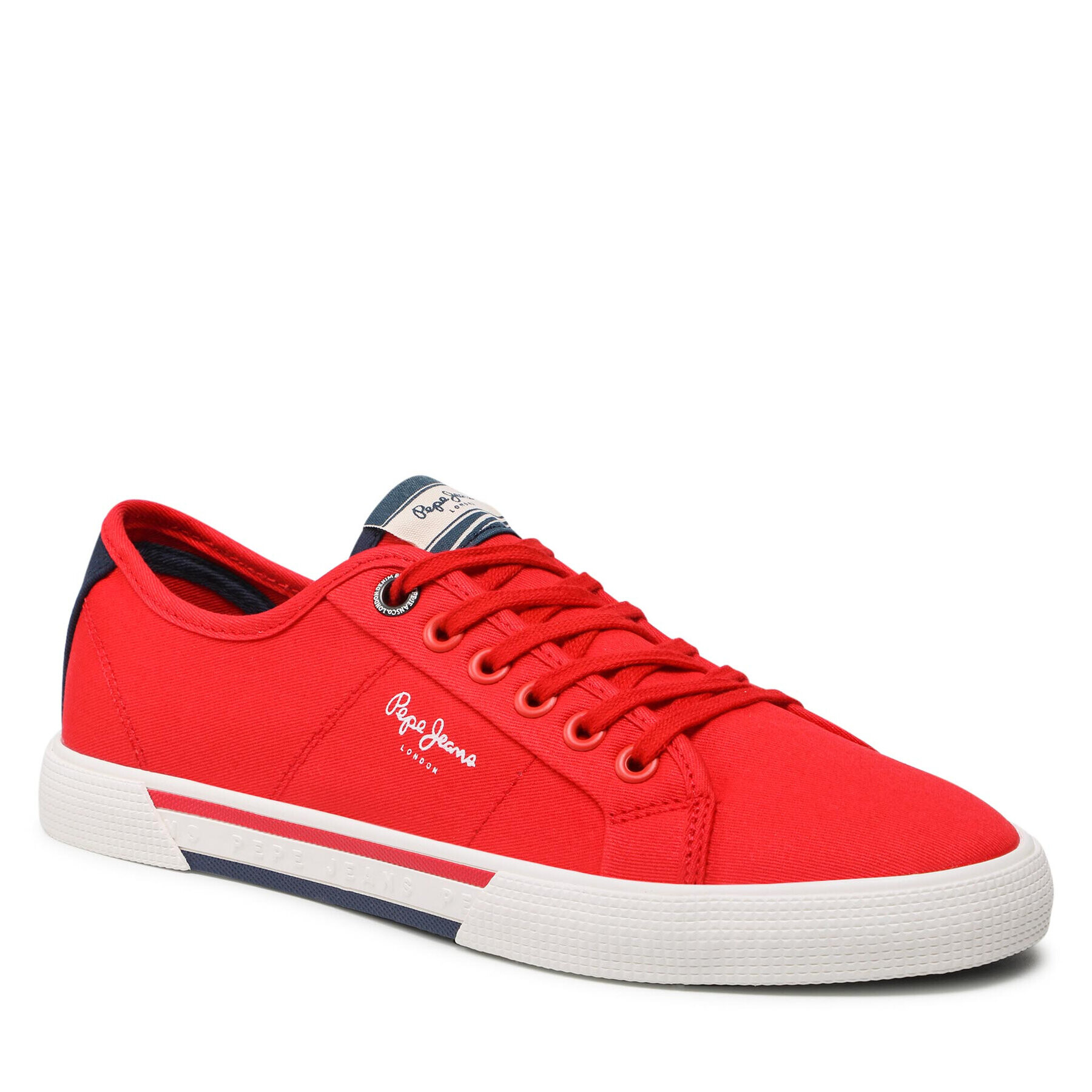 Pepe Jeans Teniși Brady Men Basic PMS30816 Roșu - Pled.ro