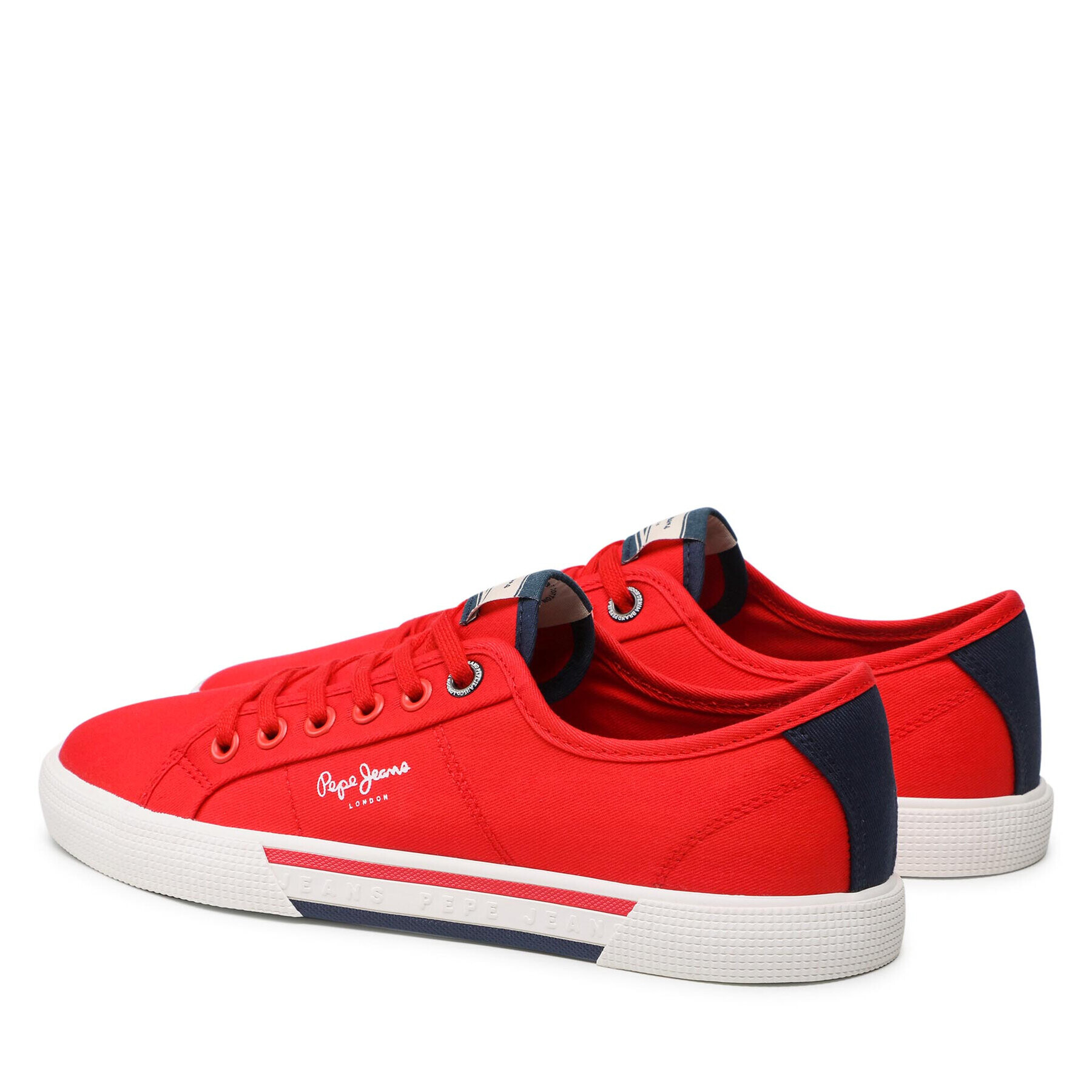 Pepe Jeans Teniși Brady Men Basic PMS30816 Roșu - Pled.ro