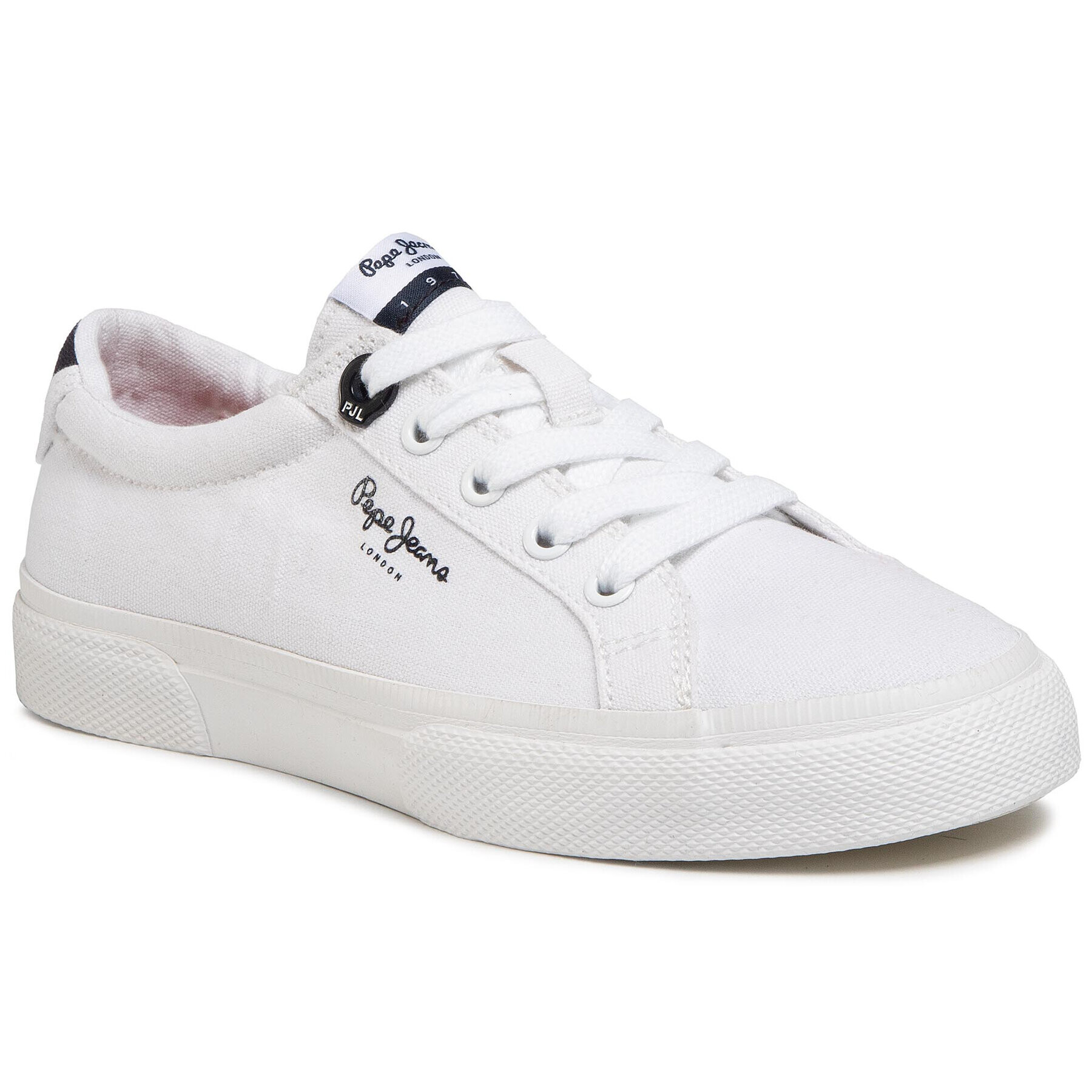 Pepe Jeans Teniși Kenton Basic Boy PBS30444 Alb - Pled.ro