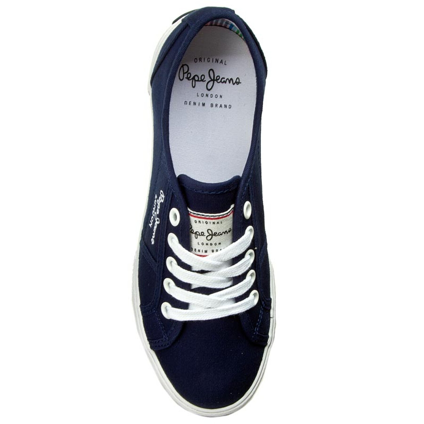 Pepe Jeans Teniși Aberlady Basic 17 PLS30500 Bleumarin - Pled.ro