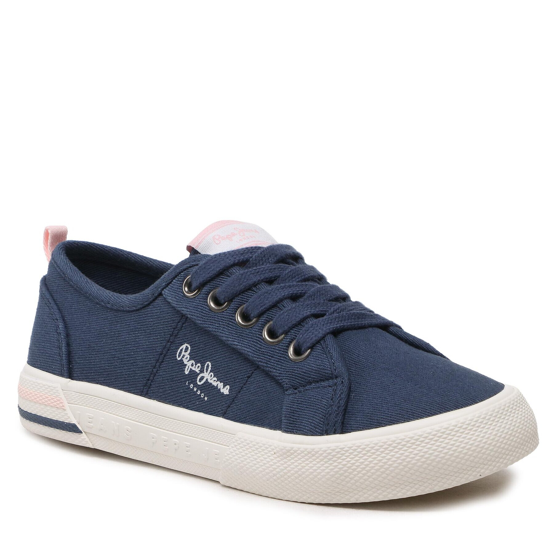 Pepe Jeans Teniși Brady Basic G PGS30561 Bleumarin - Pled.ro