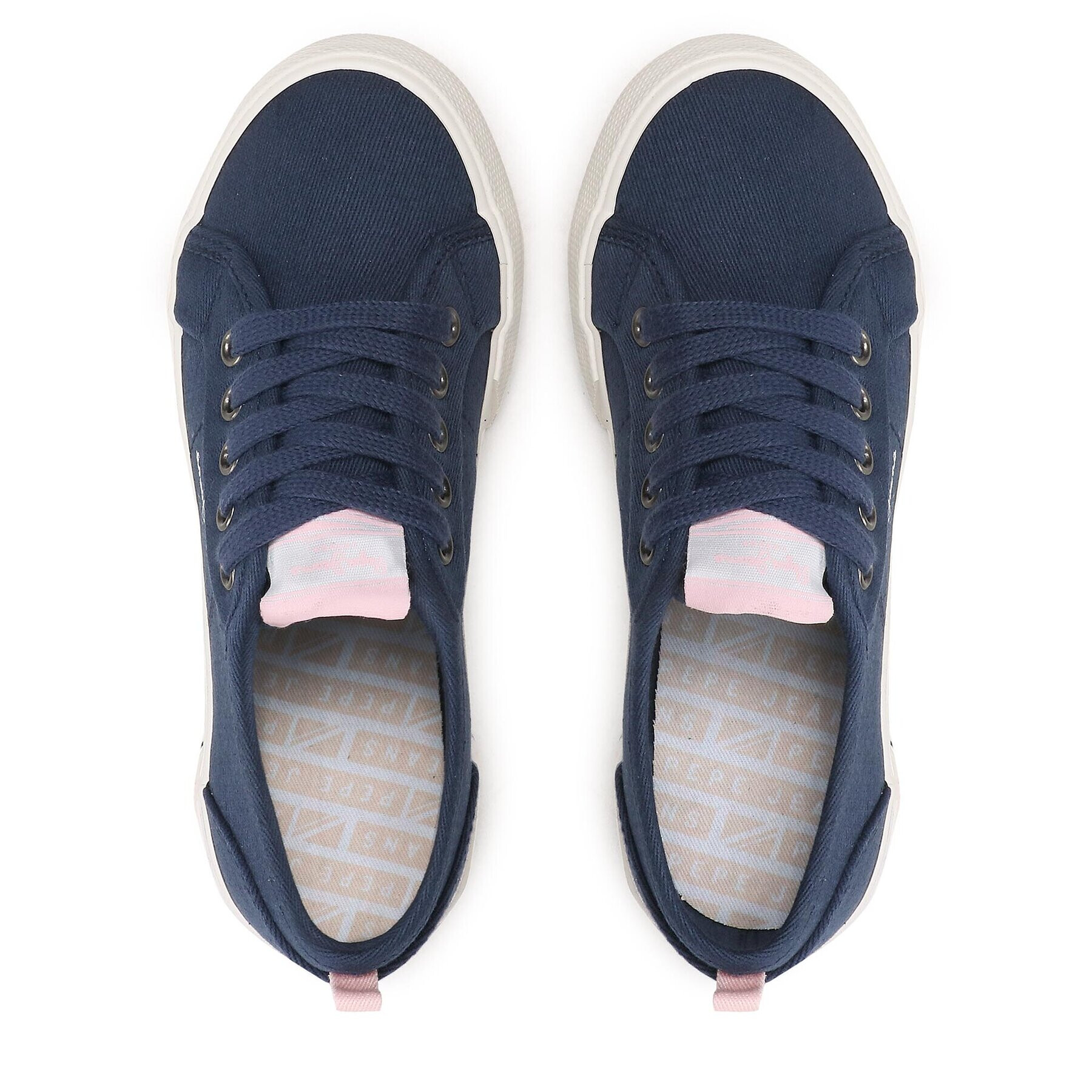 Pepe Jeans Teniși Brady Basic G PGS30561 Bleumarin - Pled.ro