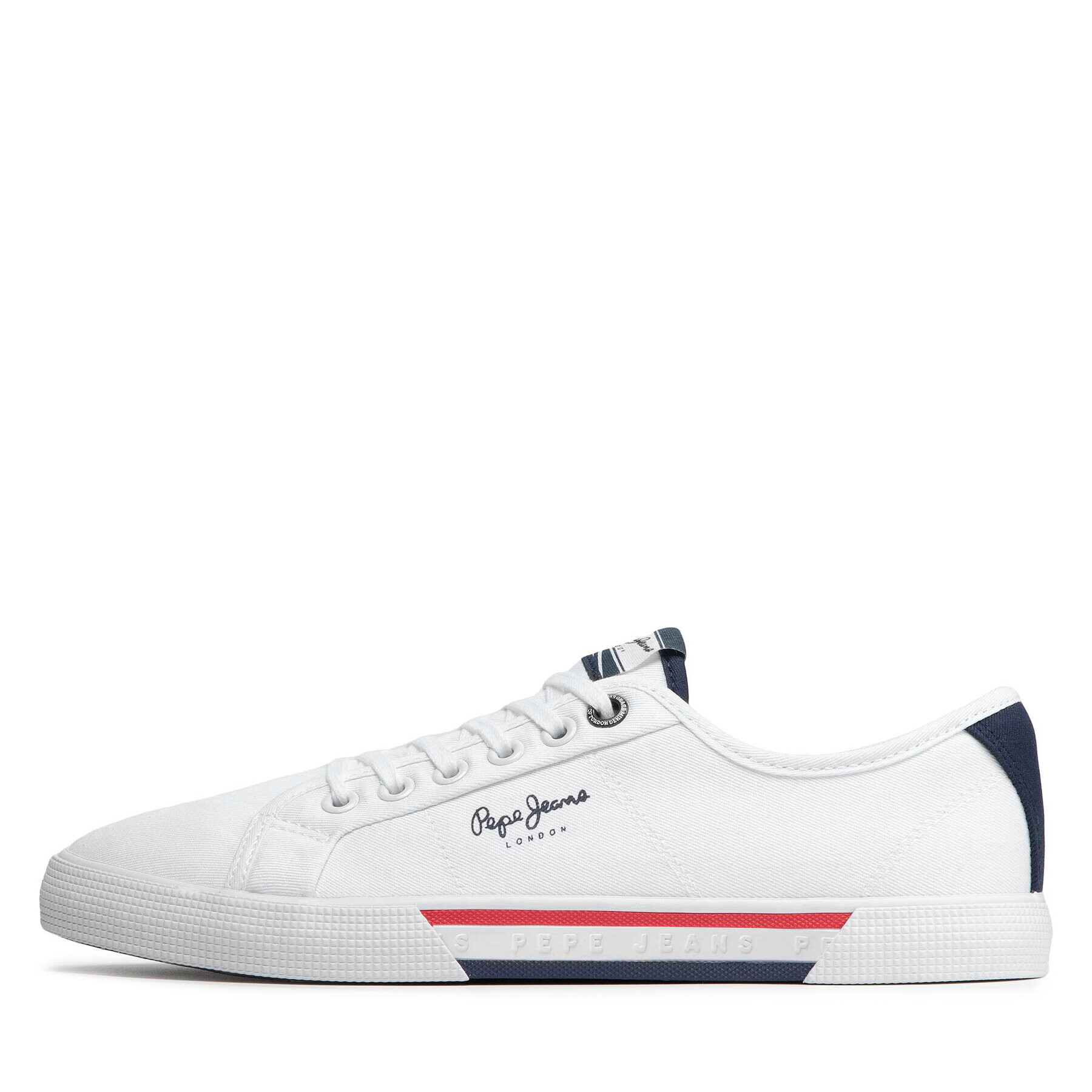 Pepe Jeans Teniși Brady Men Basic PMS30816 Alb - Pled.ro