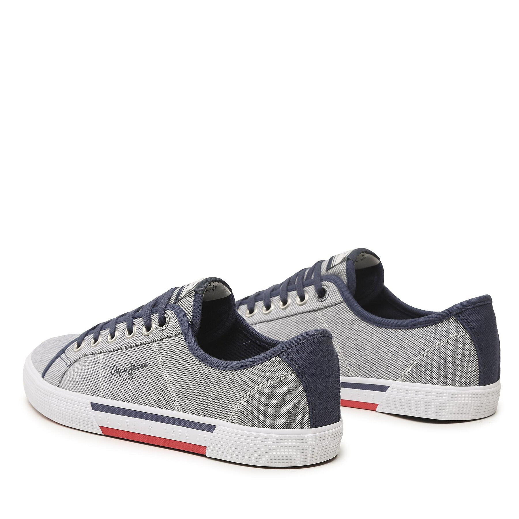 Pepe Jeans Teniși Brady Men Chambray PMS30817 Bleumarin - Pled.ro