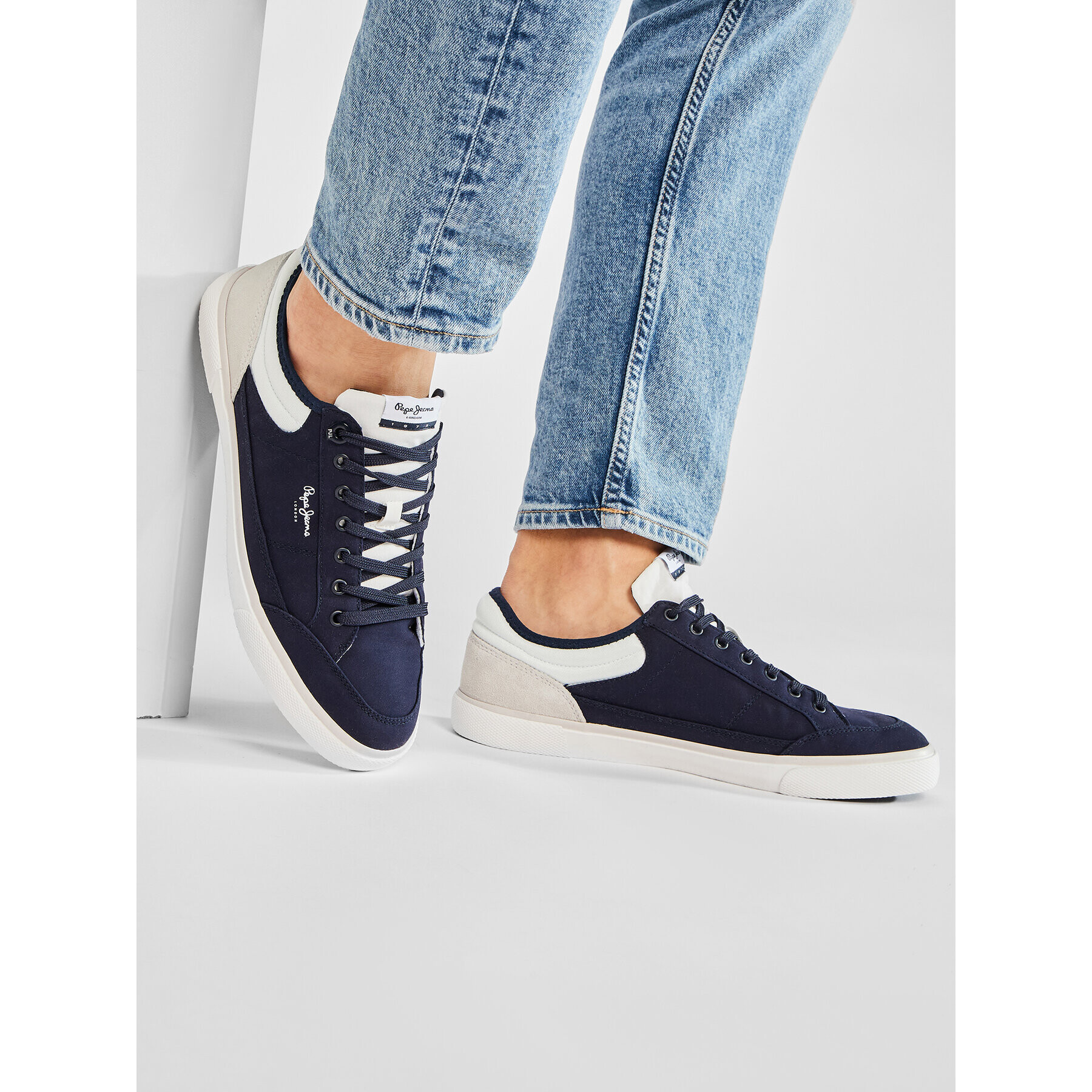 Pepe Jeans Teniși Kenton Sport Mesh PMS30698 Bleumarin - Pled.ro